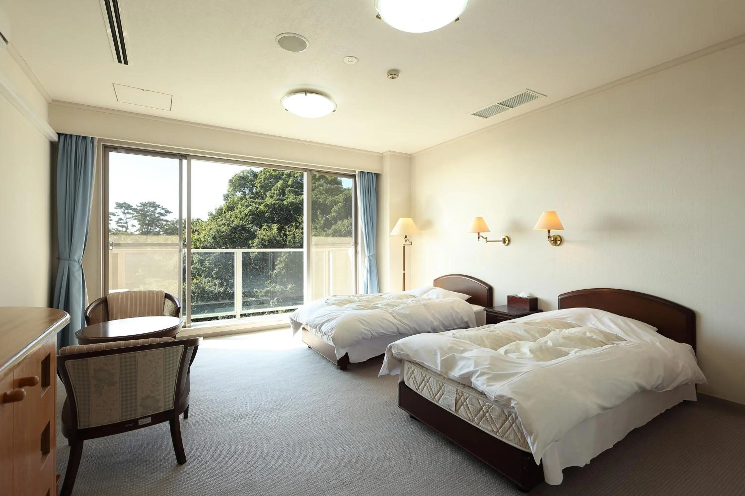 Twin Room with Garden View - single occupancy in Manazuru Marin Hotel