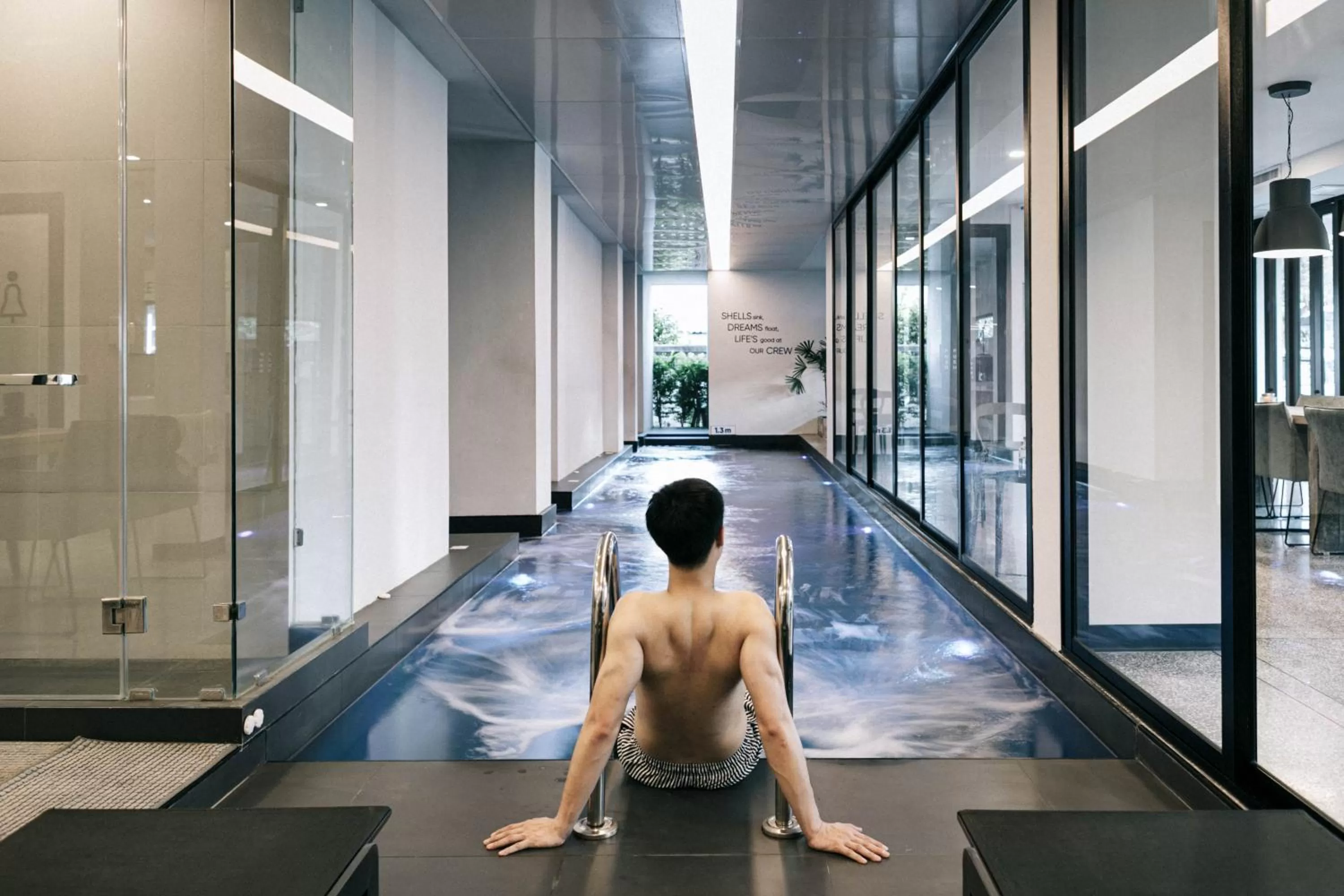 Double Room with Pool View in CREW Hotel