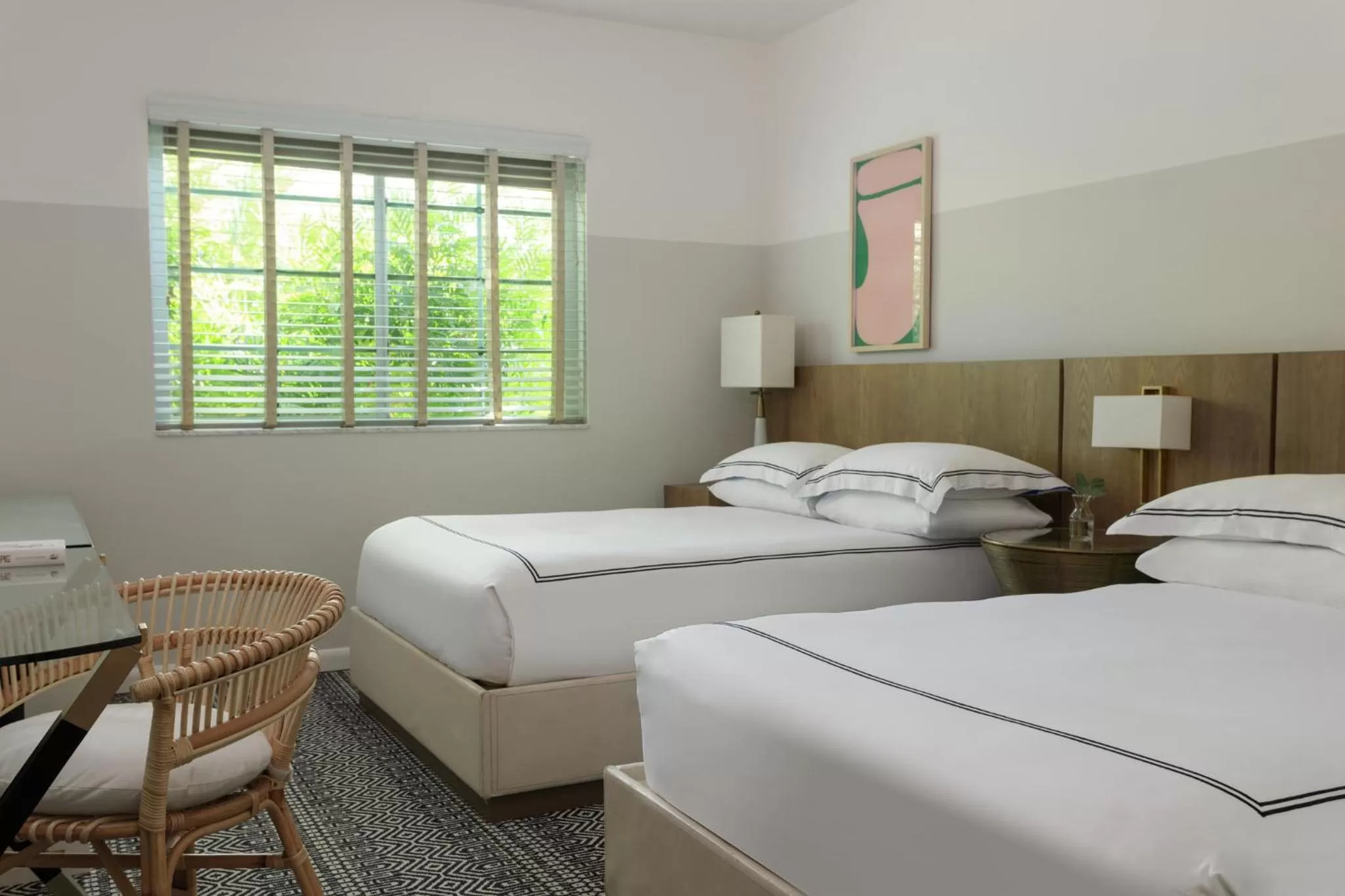 Premium Double Room with Two Double Beds and Garden View in Kimpton Surfcomber Hotel by IHG