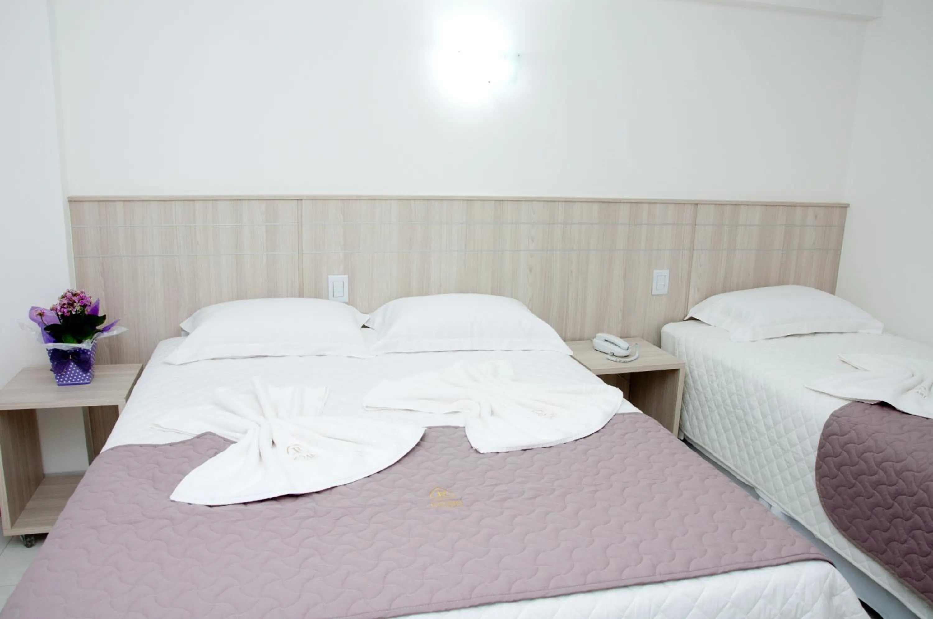 Luxury Triple Room with One Double Bed and One Single Bed in Hotel Roari