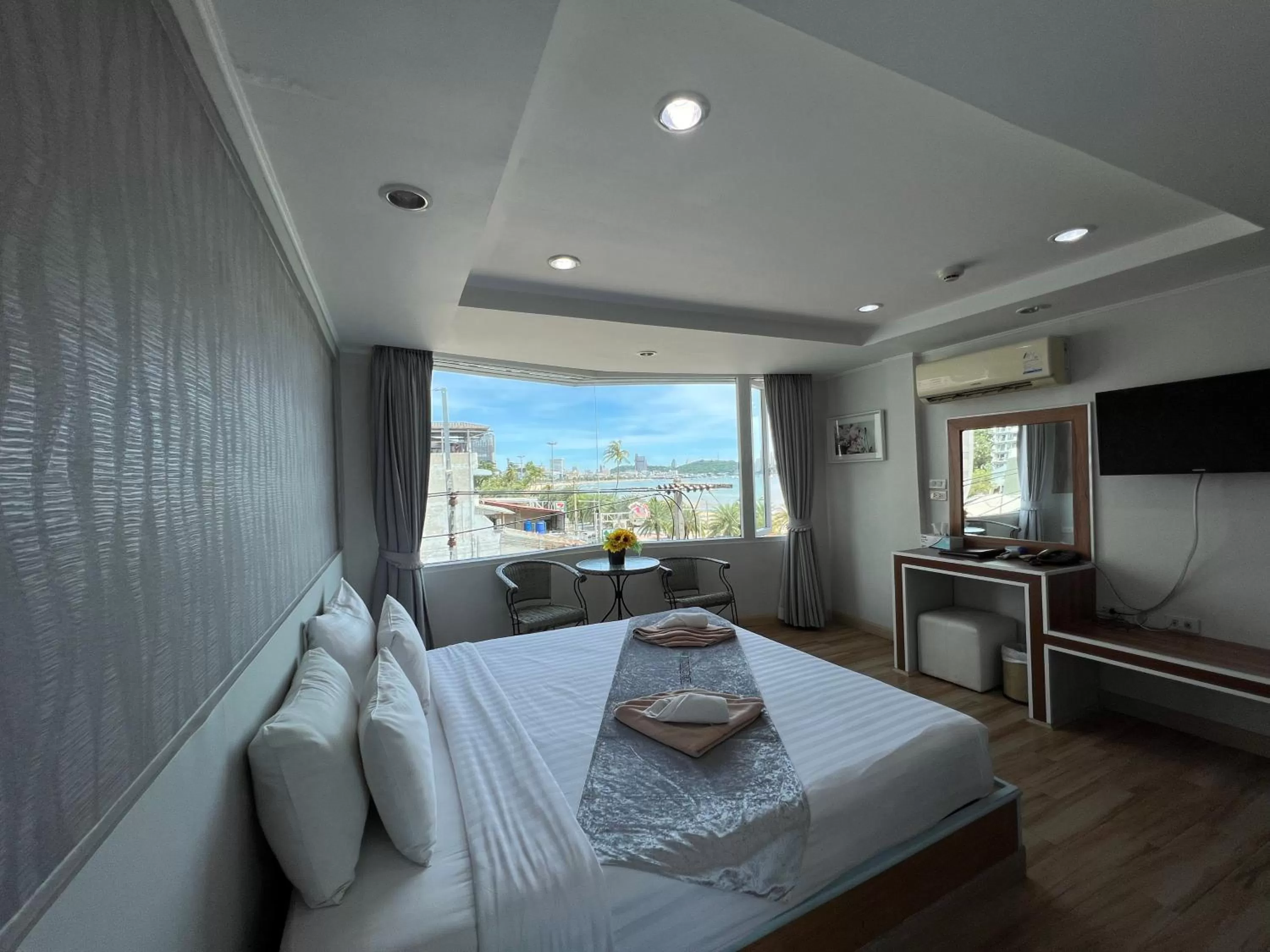 Deluxe Double Room with Side Sea View in The Beach Front Resort, Pattaya