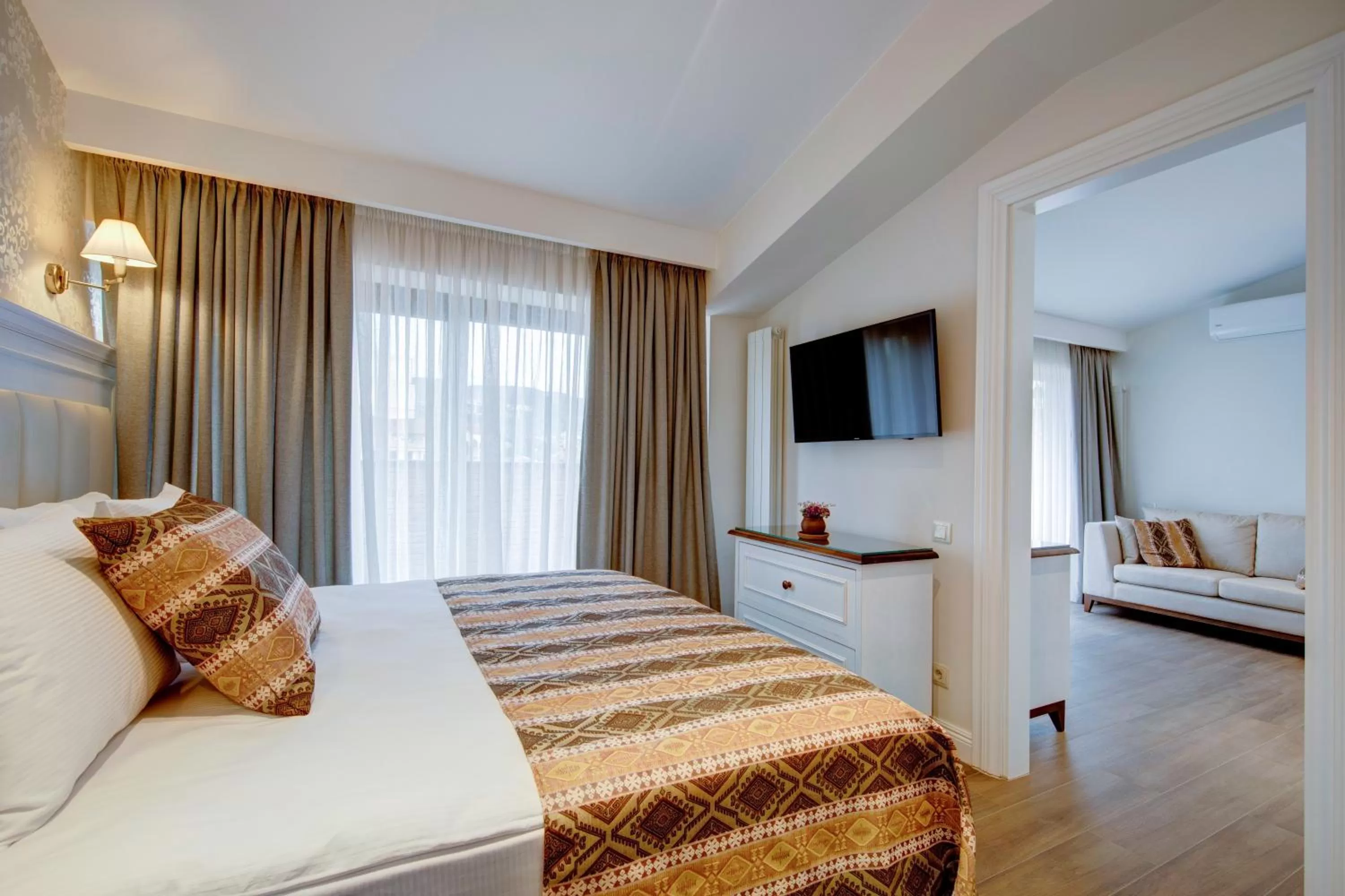 Bed in Hotel Passport Tbilisi