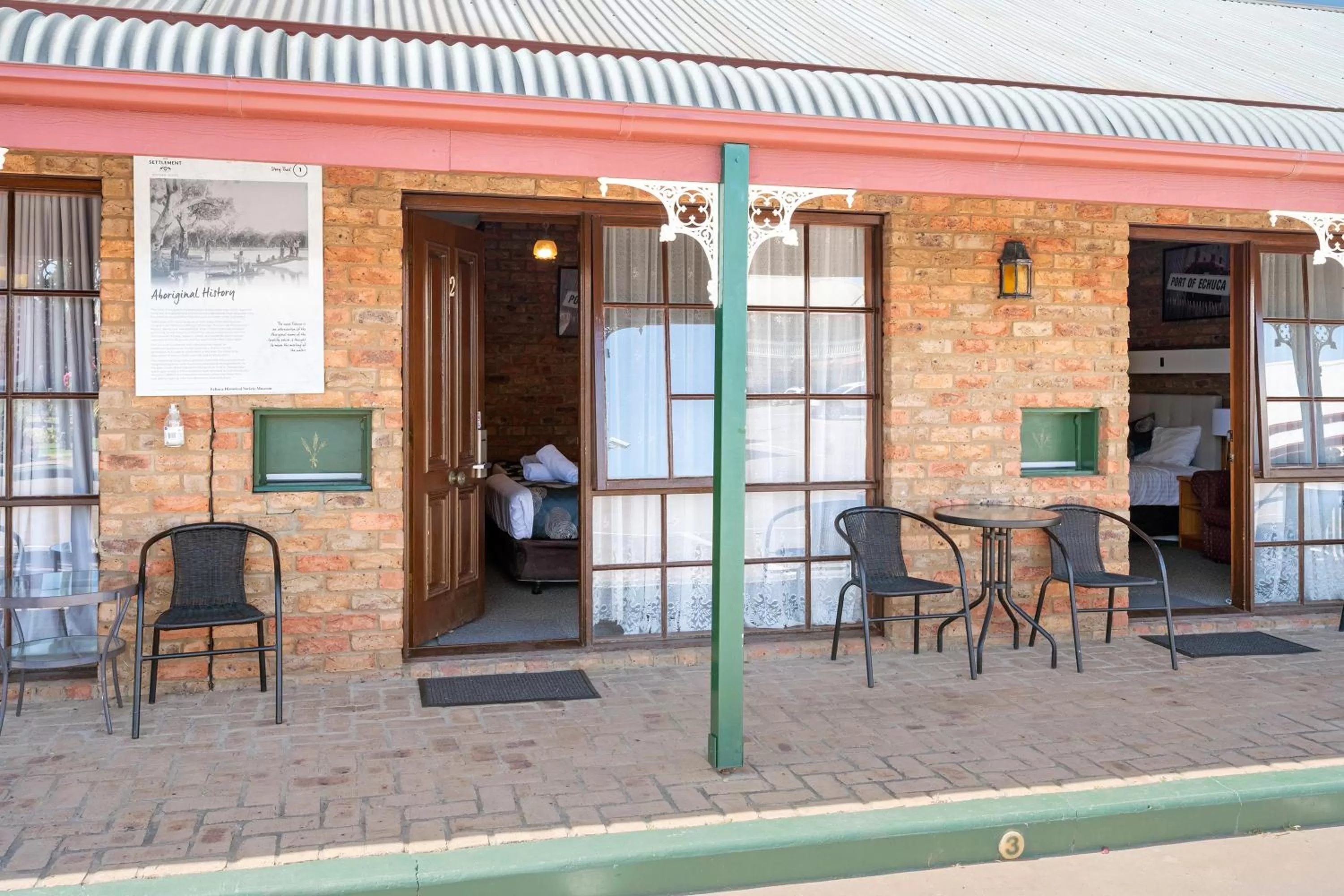 Property building in The Settlement Historic Hotel