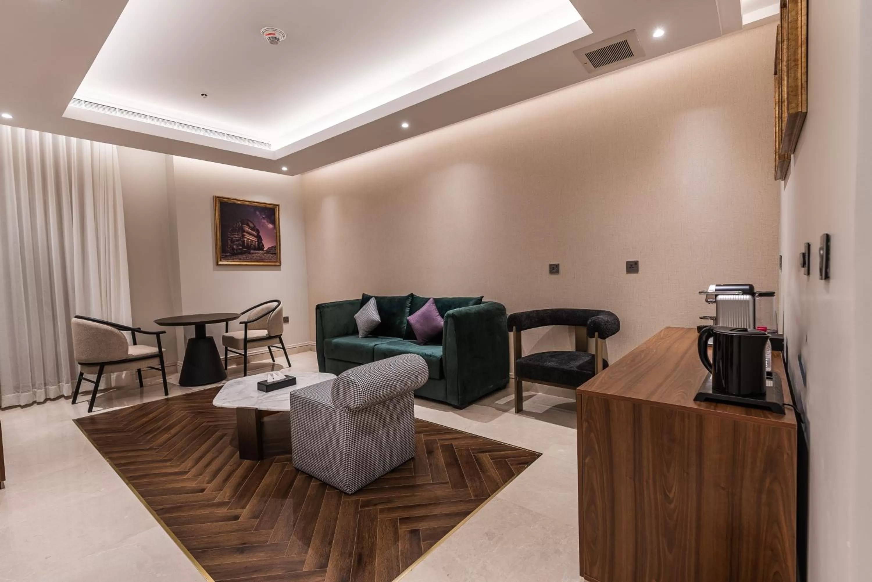 Living room in Tura Residence Olaya - ترى للشقق المخدومة العليا