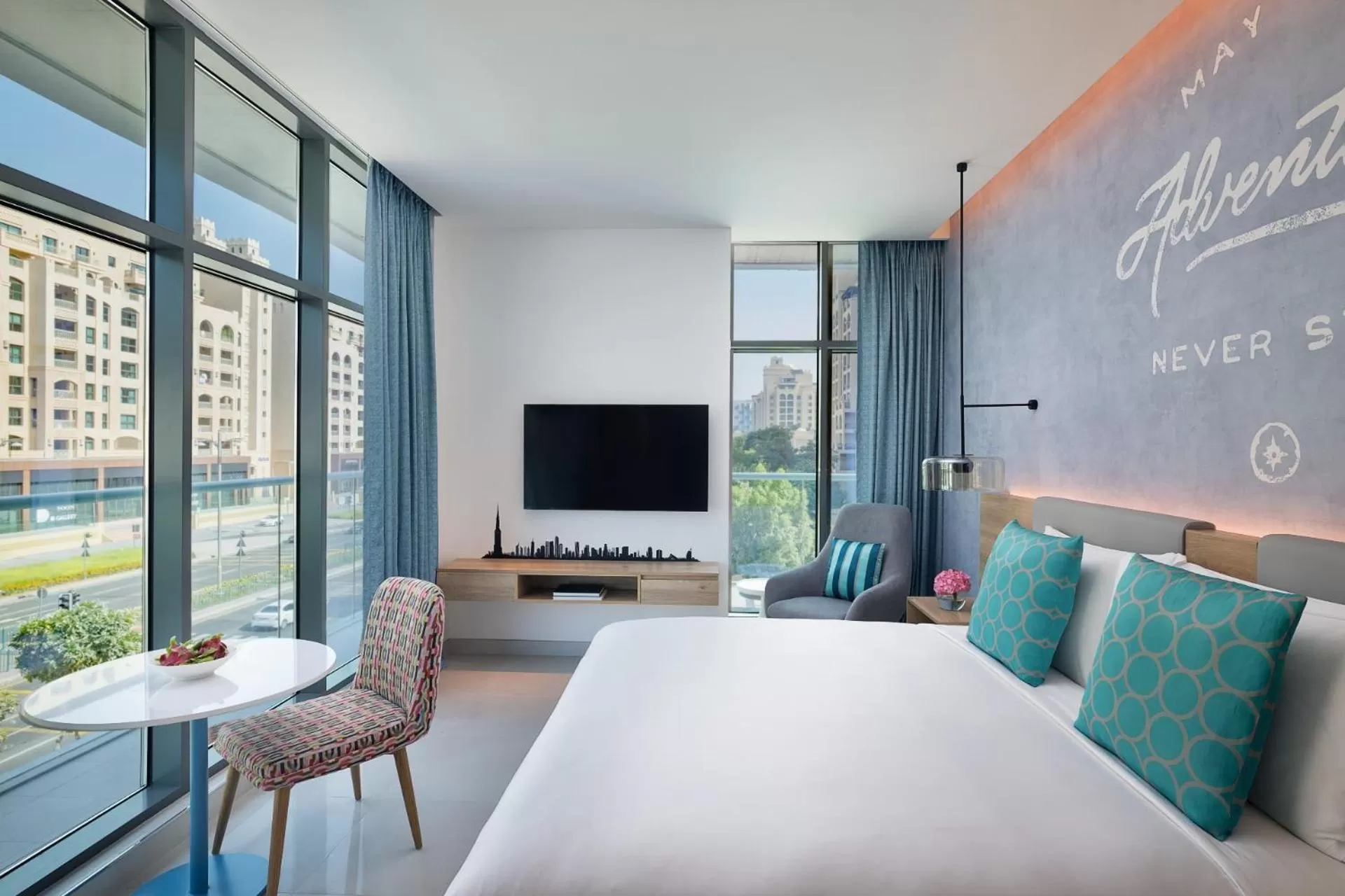 Premium City View Room, Beach & Rooftop Infinity Pool Access, Kids Club Access ,Shuttle to Mall Of Emirates in NH Collection Dubai The Palm