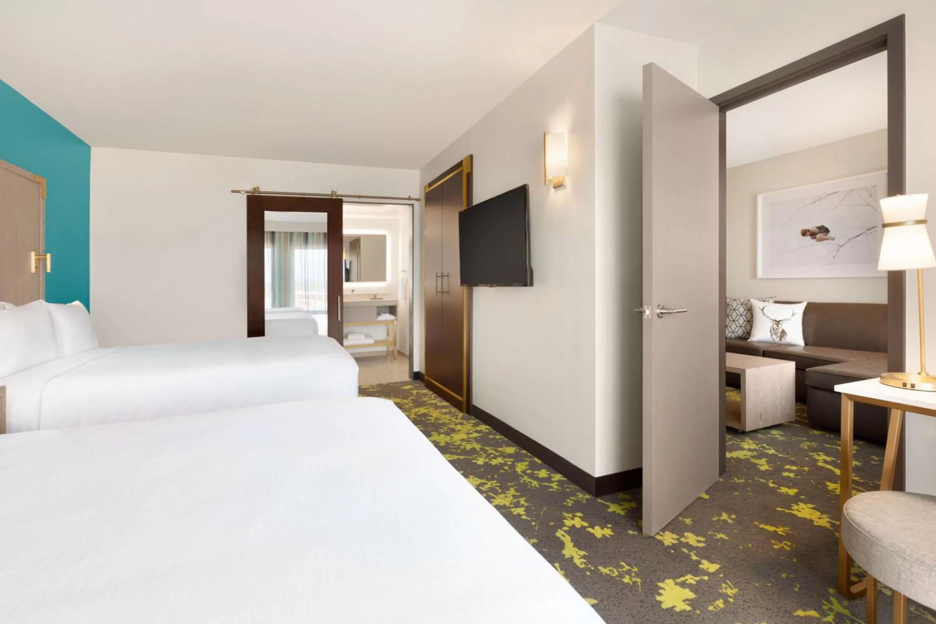 Queen Suite with Two Queen Beds in Embassy Suites By Hilton Boulder