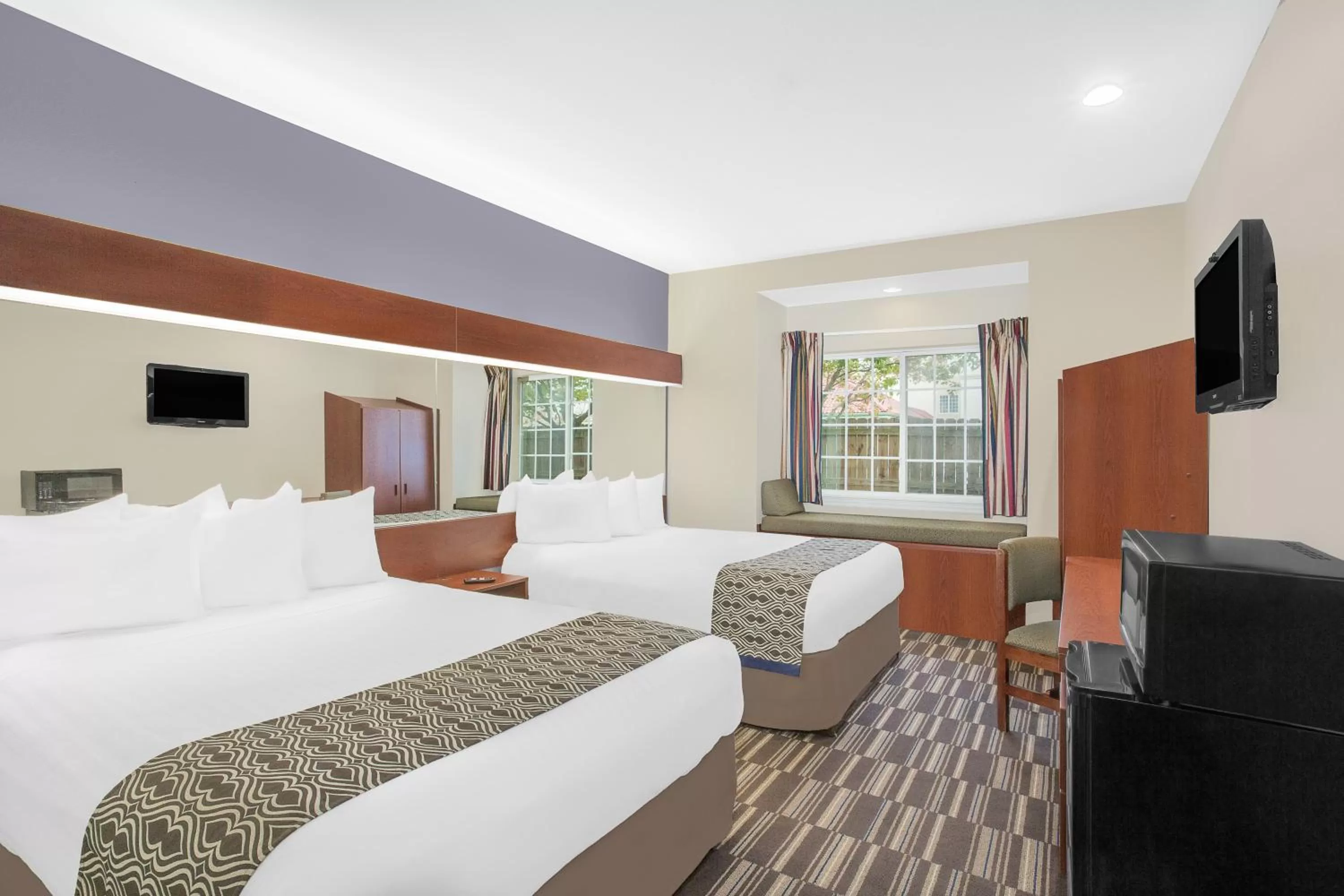 Queen Room with Two Queen Beds - Non-Smoking in Microtel by Wyndham Bentonville
