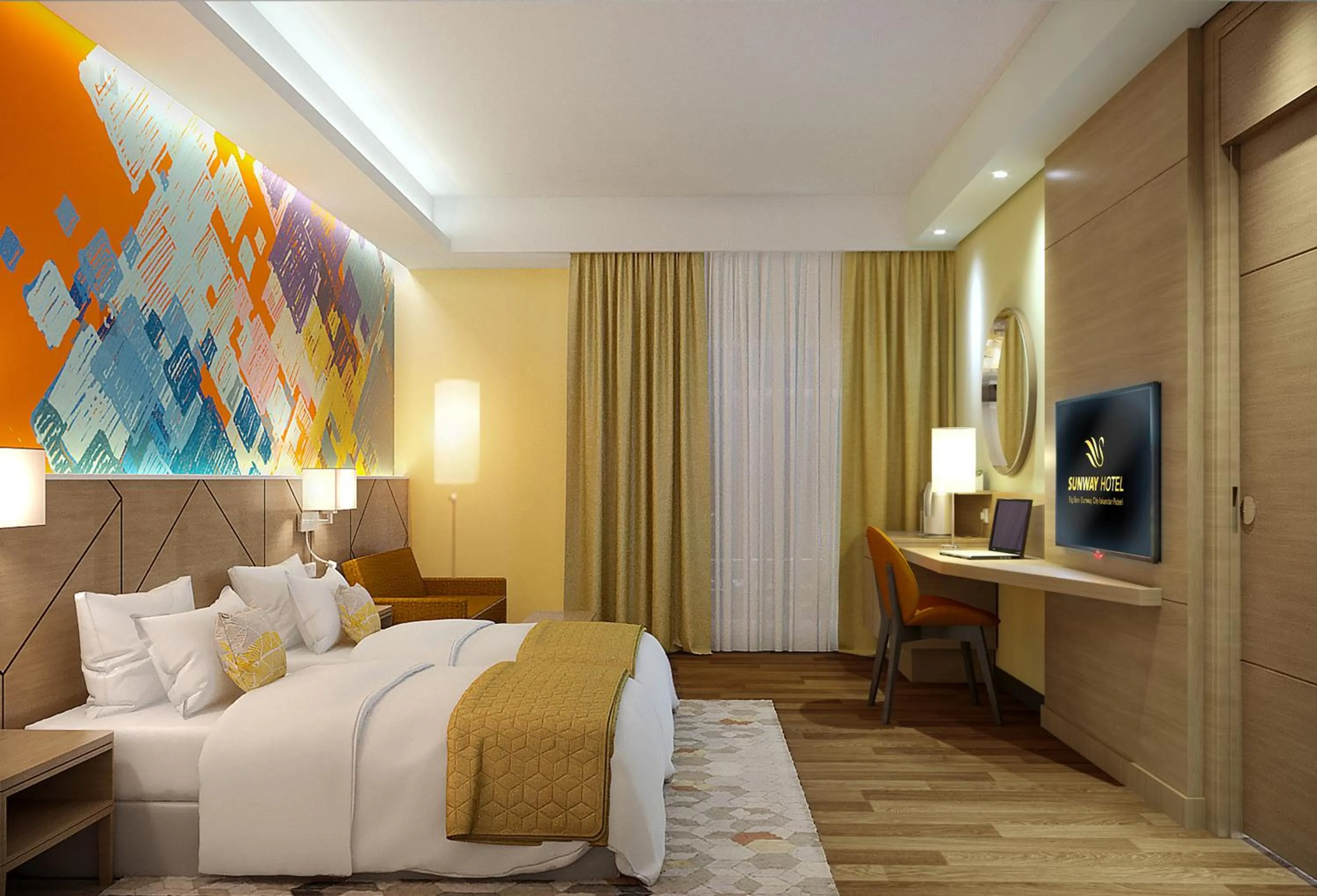 Deluxe Plus Twin in Sunway Hotel Big Box