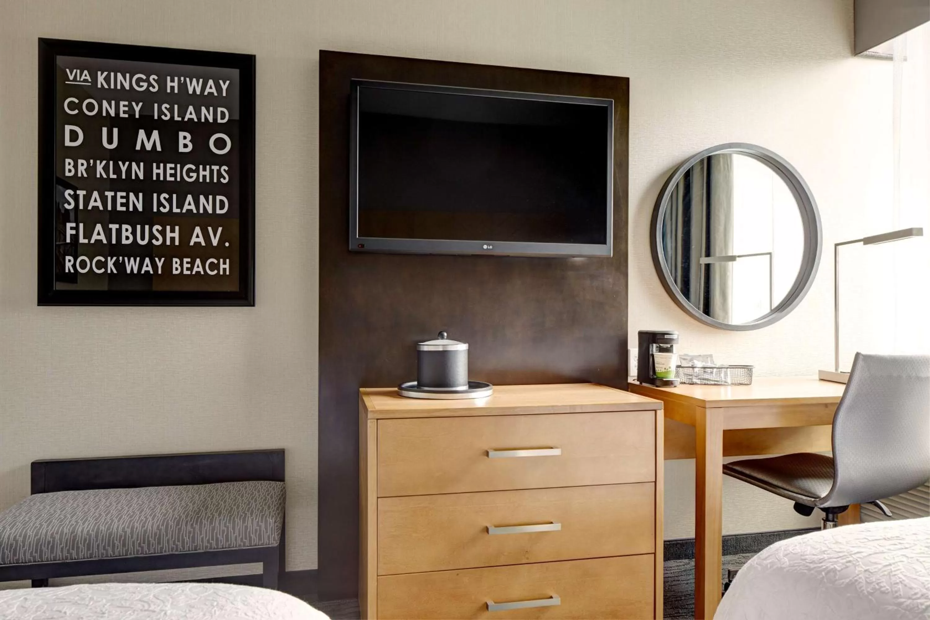 Double Room with Two Double Beds in Hampton Inn Brooklyn Downtown