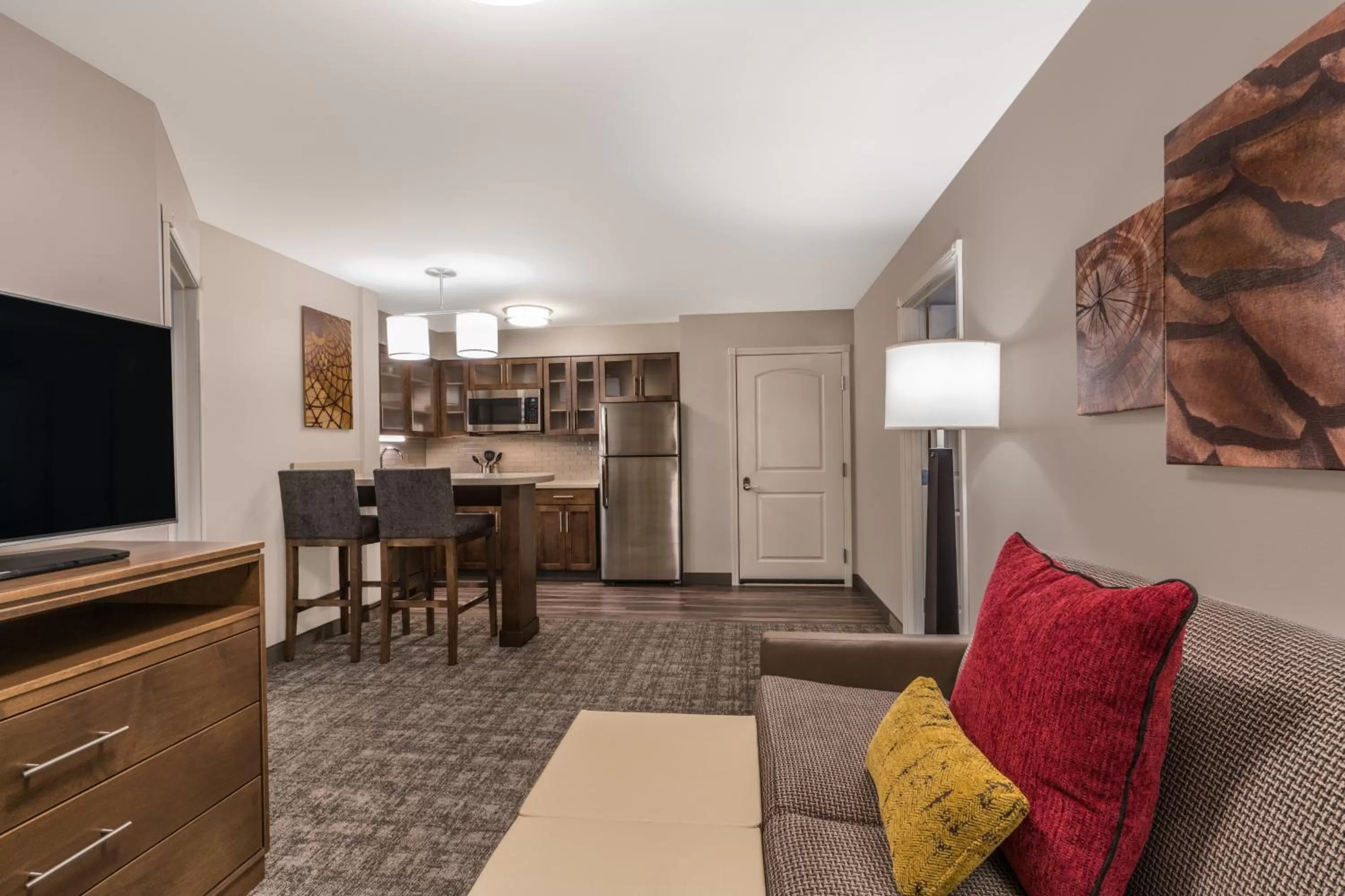 Two-Bedroom Suite with One King and Two Queen Beds - Hearing Accessible in Staybridge Suites Anchorage by IHG