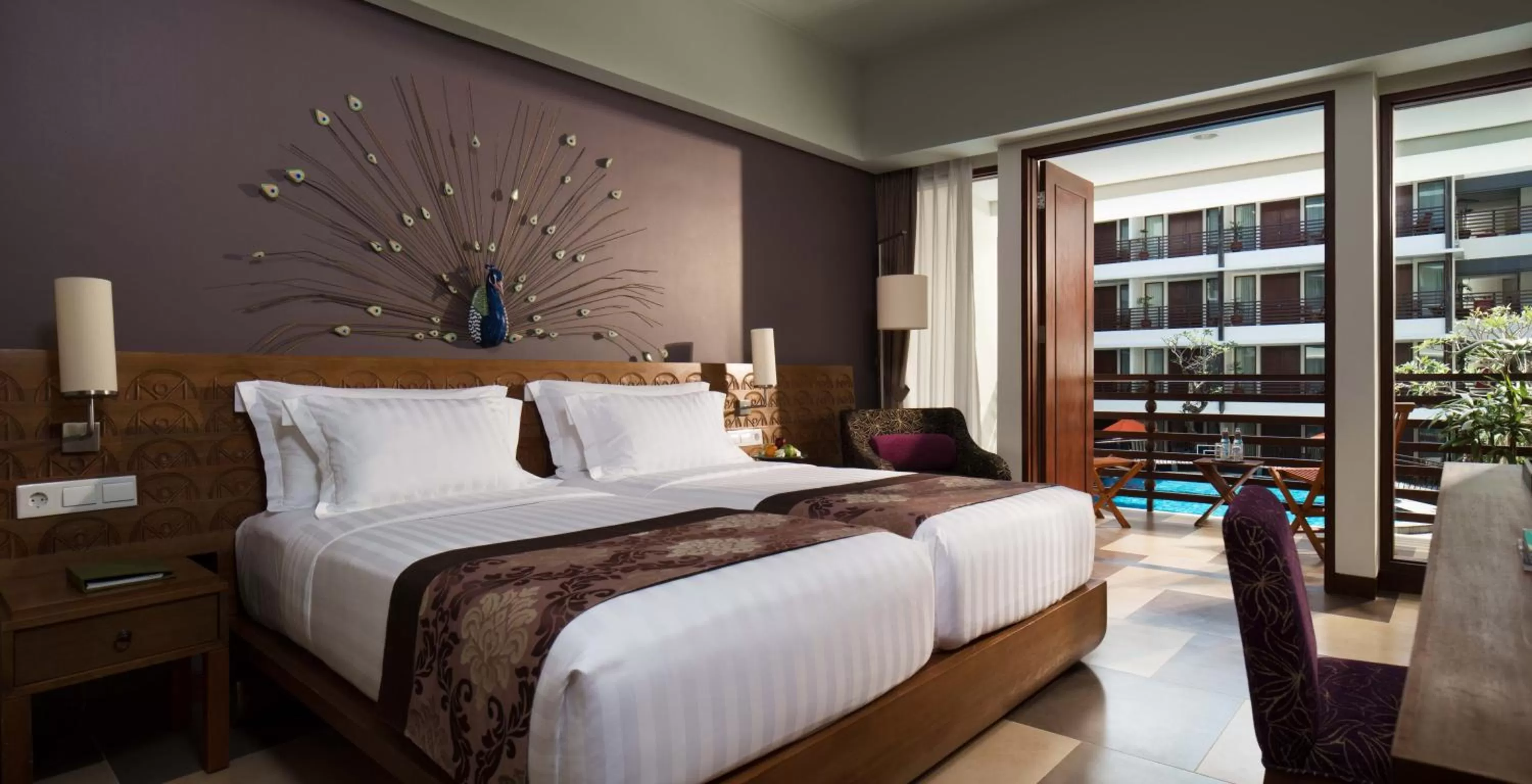 Deluxe Double or Twin Room with Pool View in Sun Island Hotel & Spa Kuta