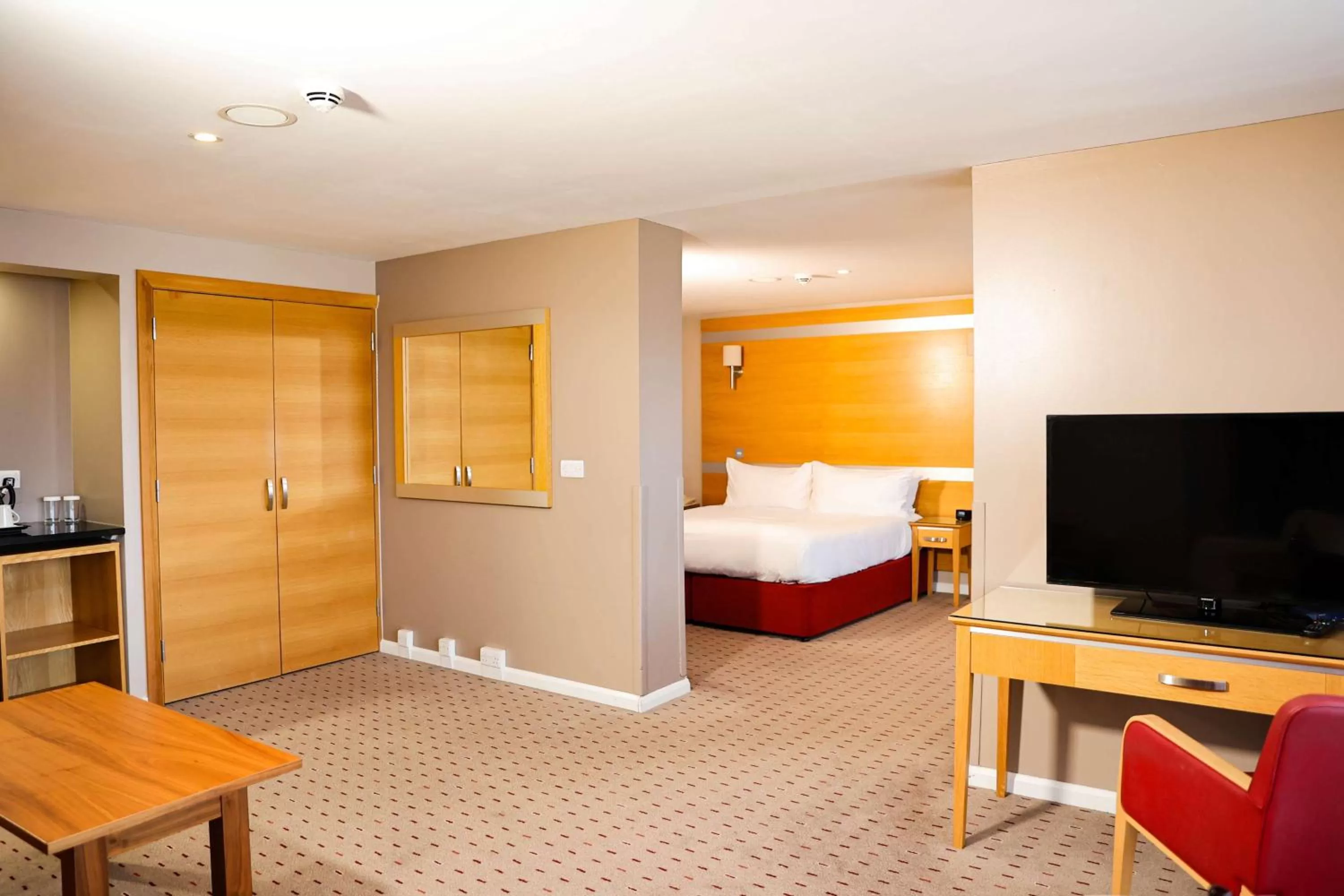 Junior King Suite With Daytime Pitch View  in DoubleTree By Hilton Milton Keynes