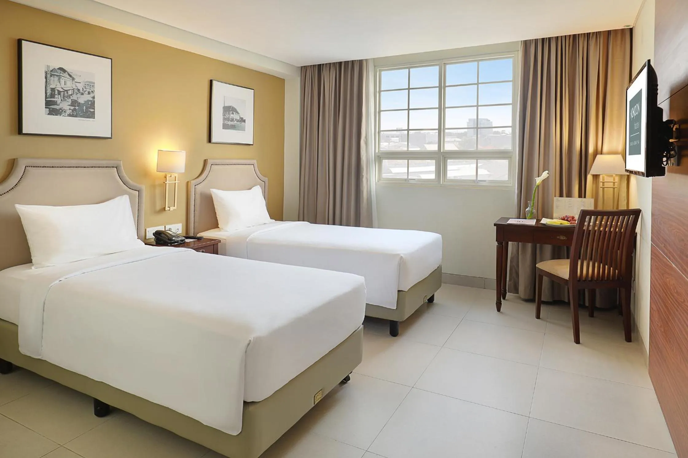 Superior Twin Bed Room in Kokoon Hotel Surabaya