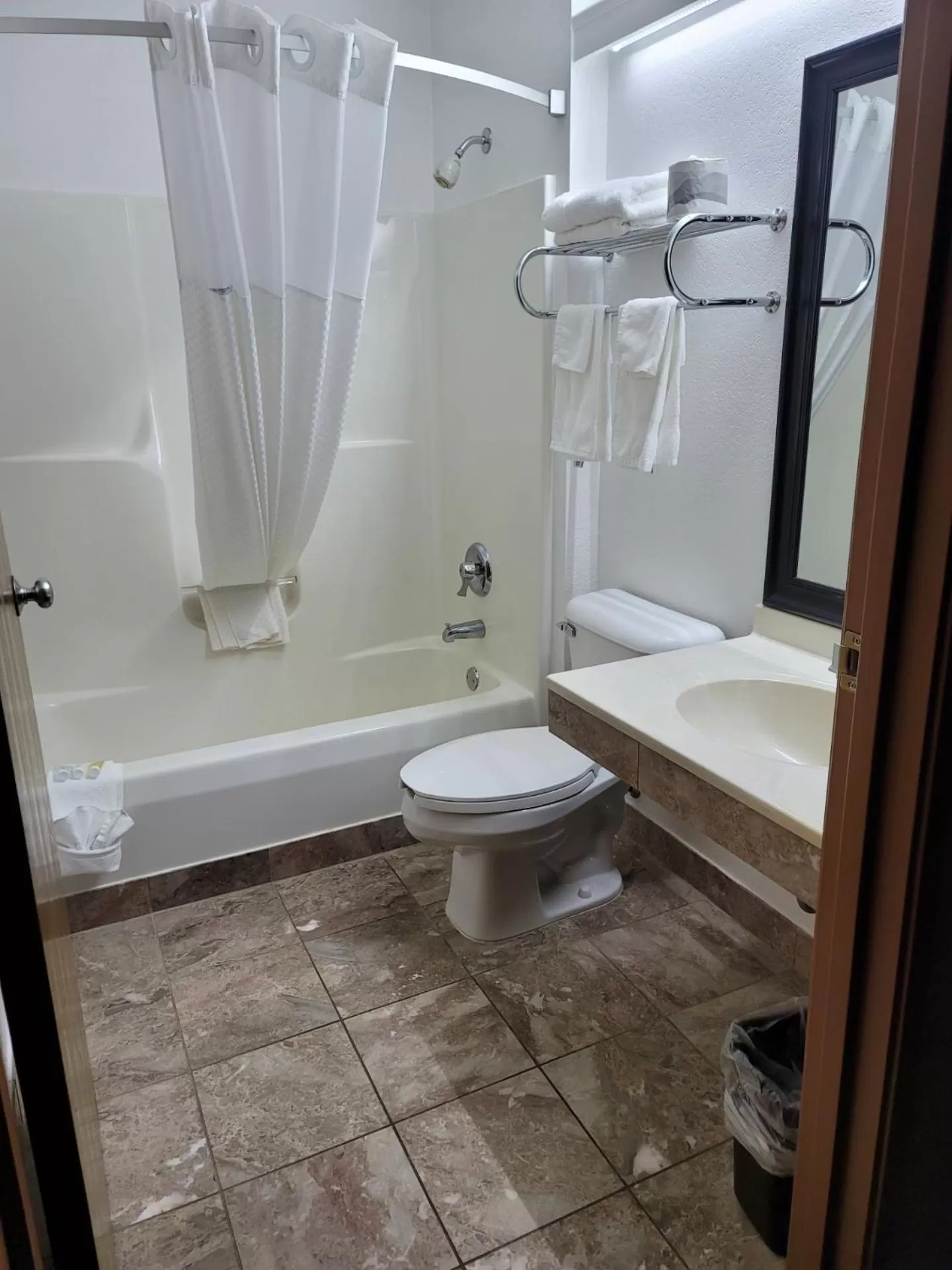 Queen Room with Two Queen Beds - Non-Smoking in Super 8 by Wyndham Ionia MI