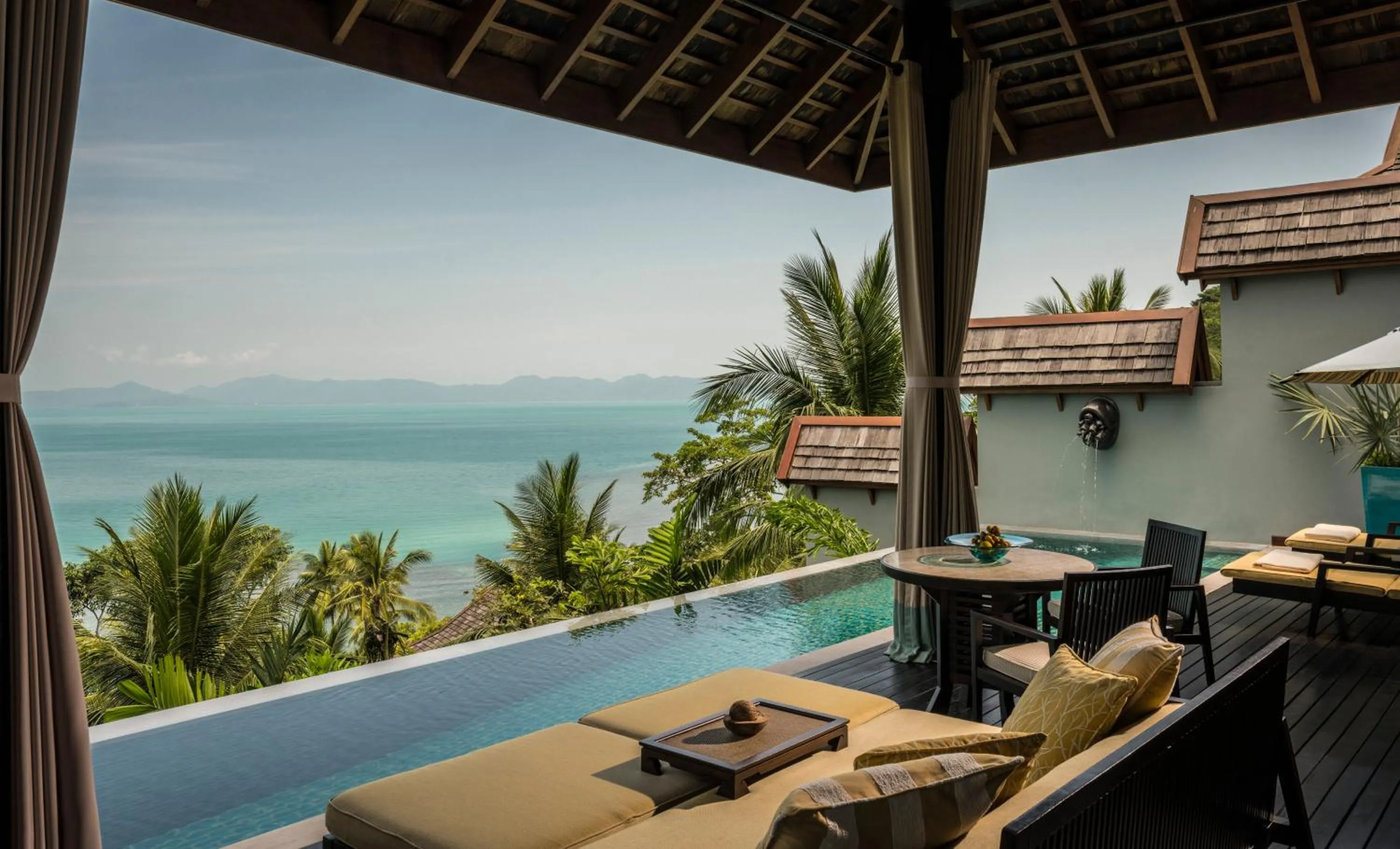 Island Ocean Pool Villa Two Twin in Four Seasons Resort Koh Samui