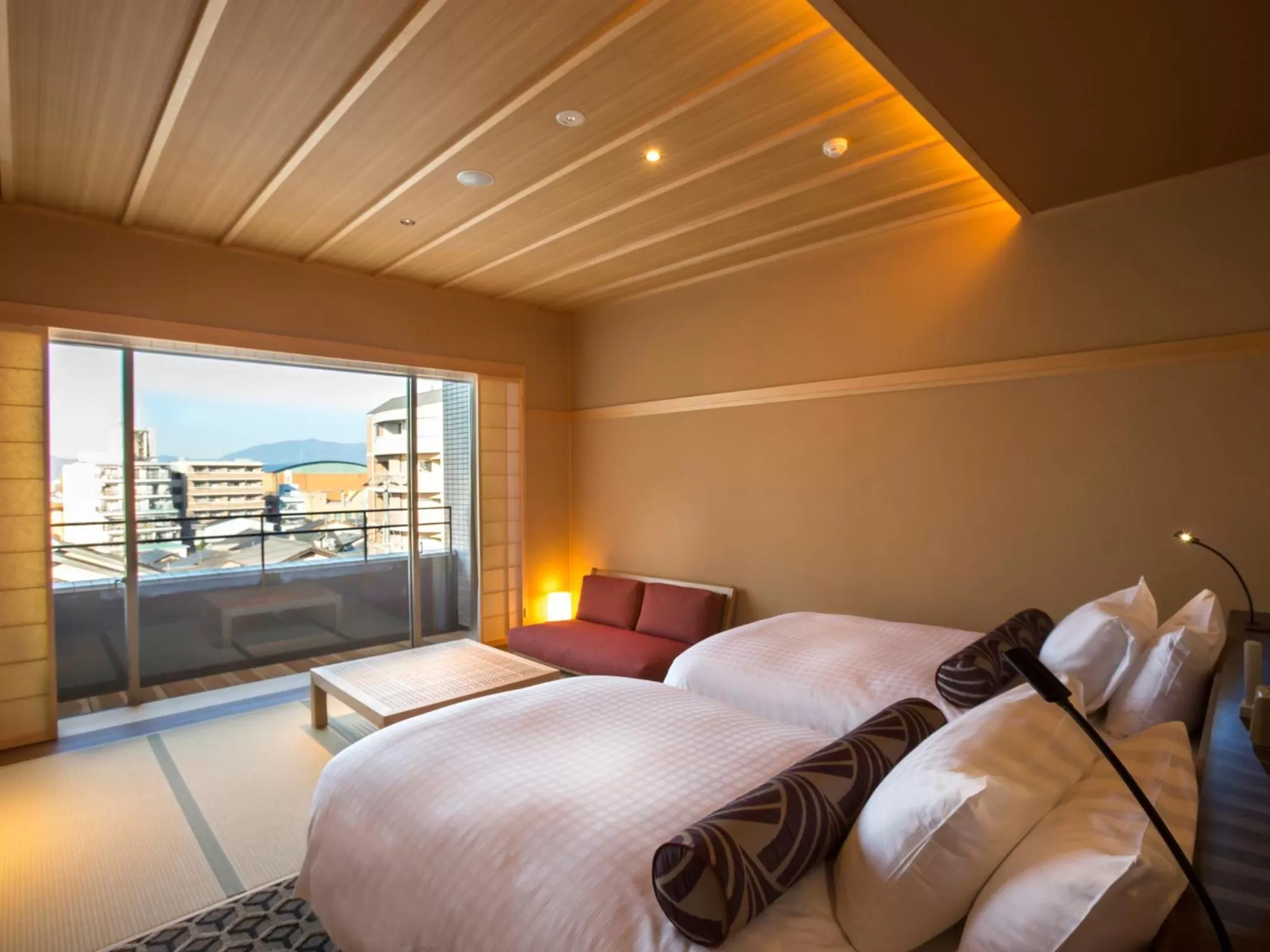 Deluxe Twin Room with City View - Non-Smoking (3rd Floor) in Saka Hotel Kyoto