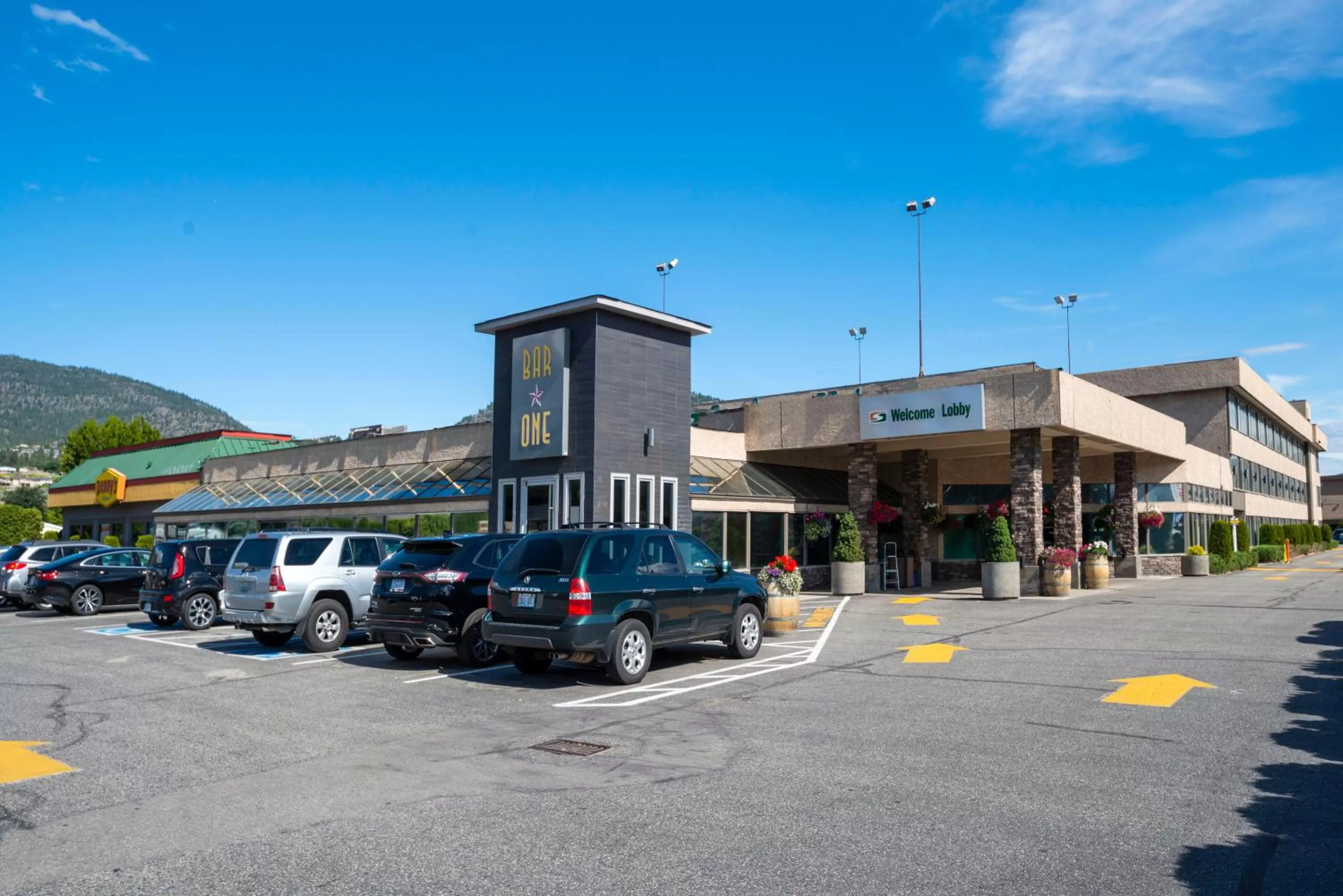 Property building in Sandman Hotel Penticton