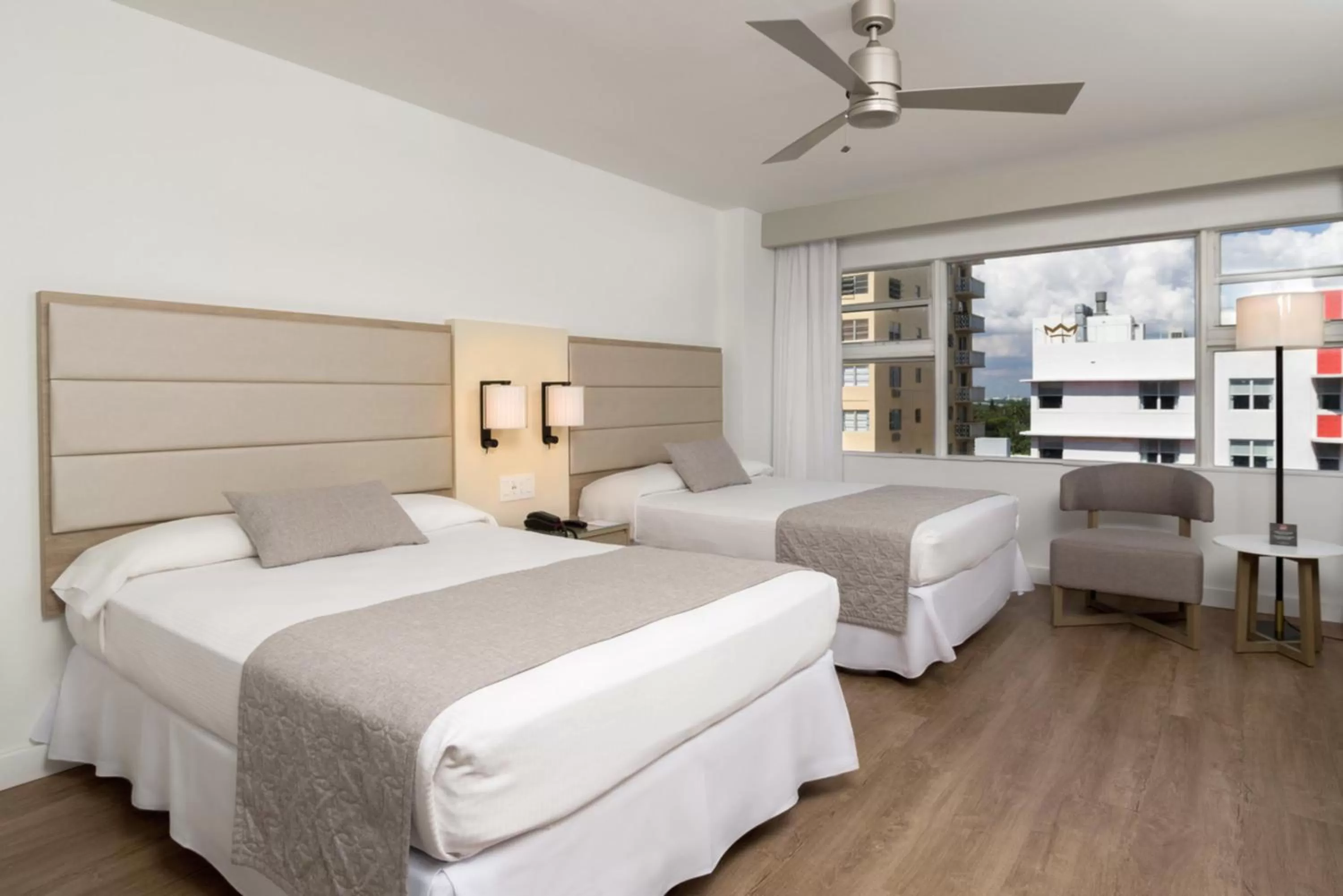 Deluxe Ocean View Double Beds in Riu Plaza Miami Beach