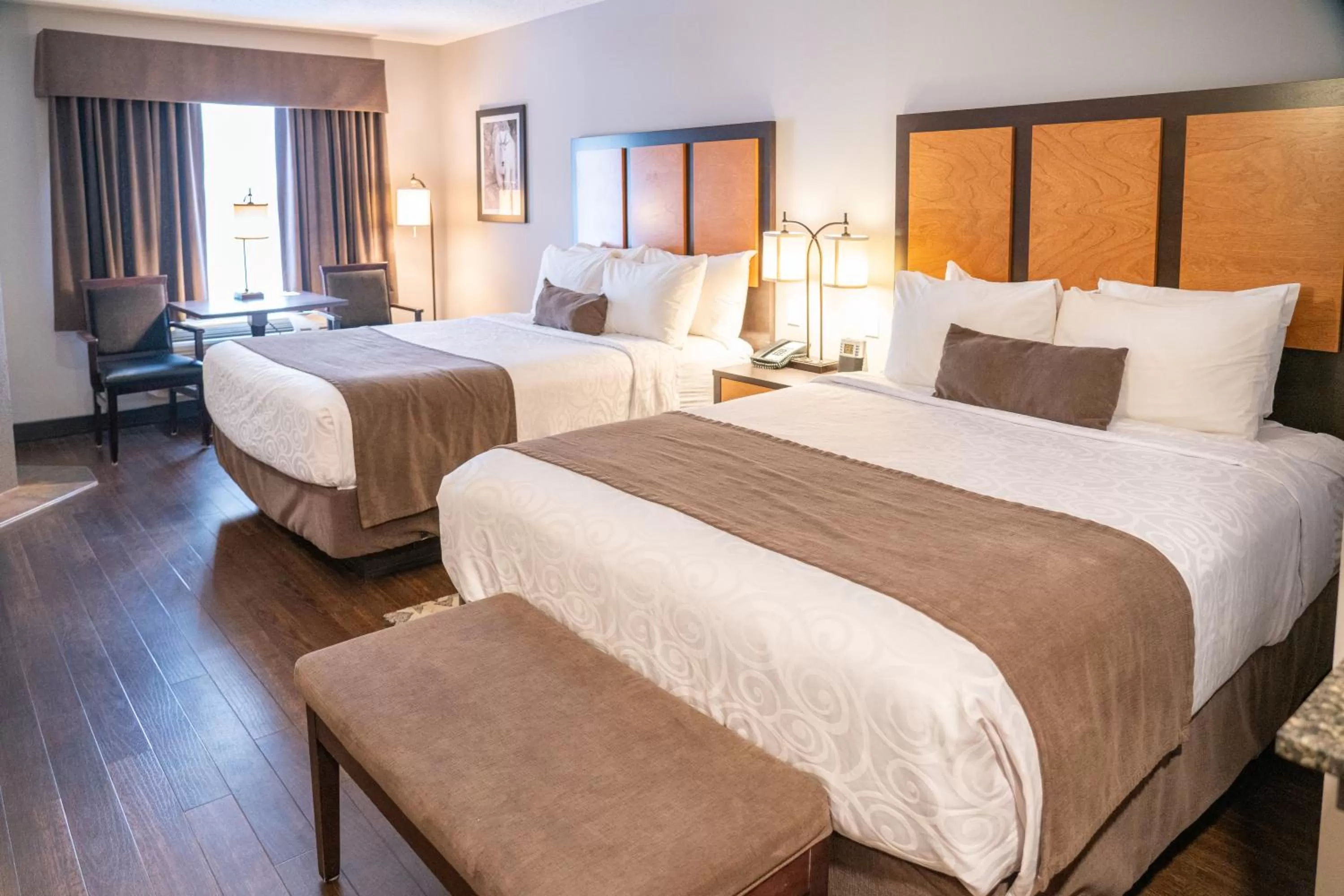 Superior Room 2 Queen Beds  in Pocaterra Inn & Waterslide