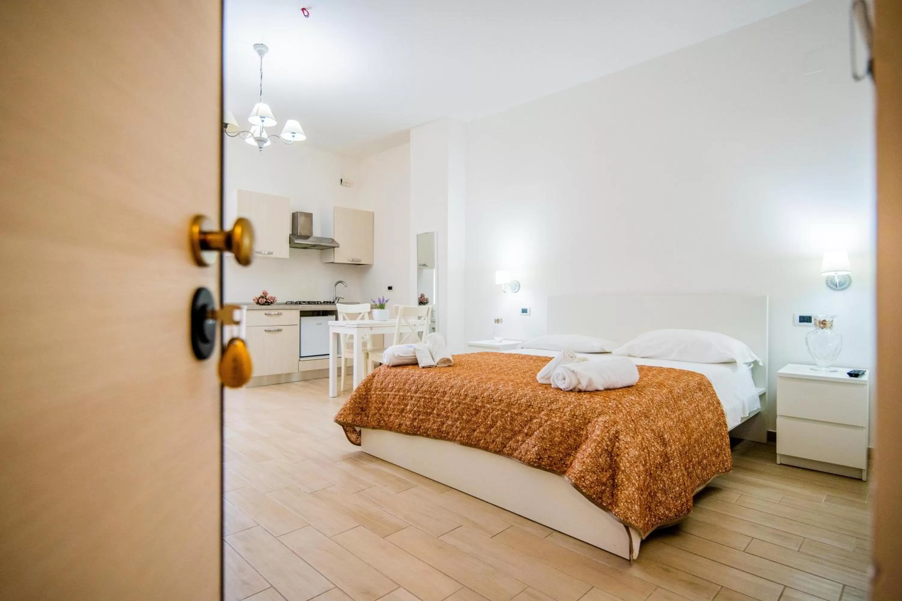 Deluxe Quadruple Room - single occupancy in Residence O'Sole Mio Pompei