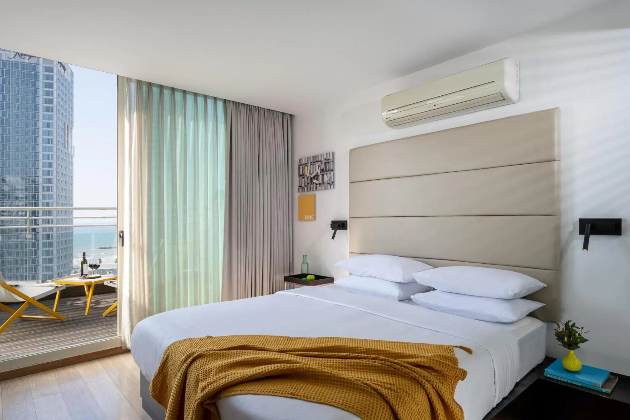 Terrace Sea View Room - single occupancy in BY14 TLV Hotel
