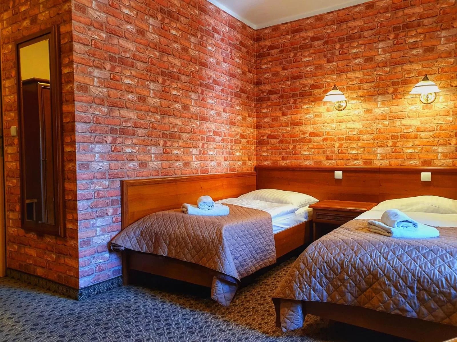 Twin Room - single occupancy in Hotel Zamkowy Młyn