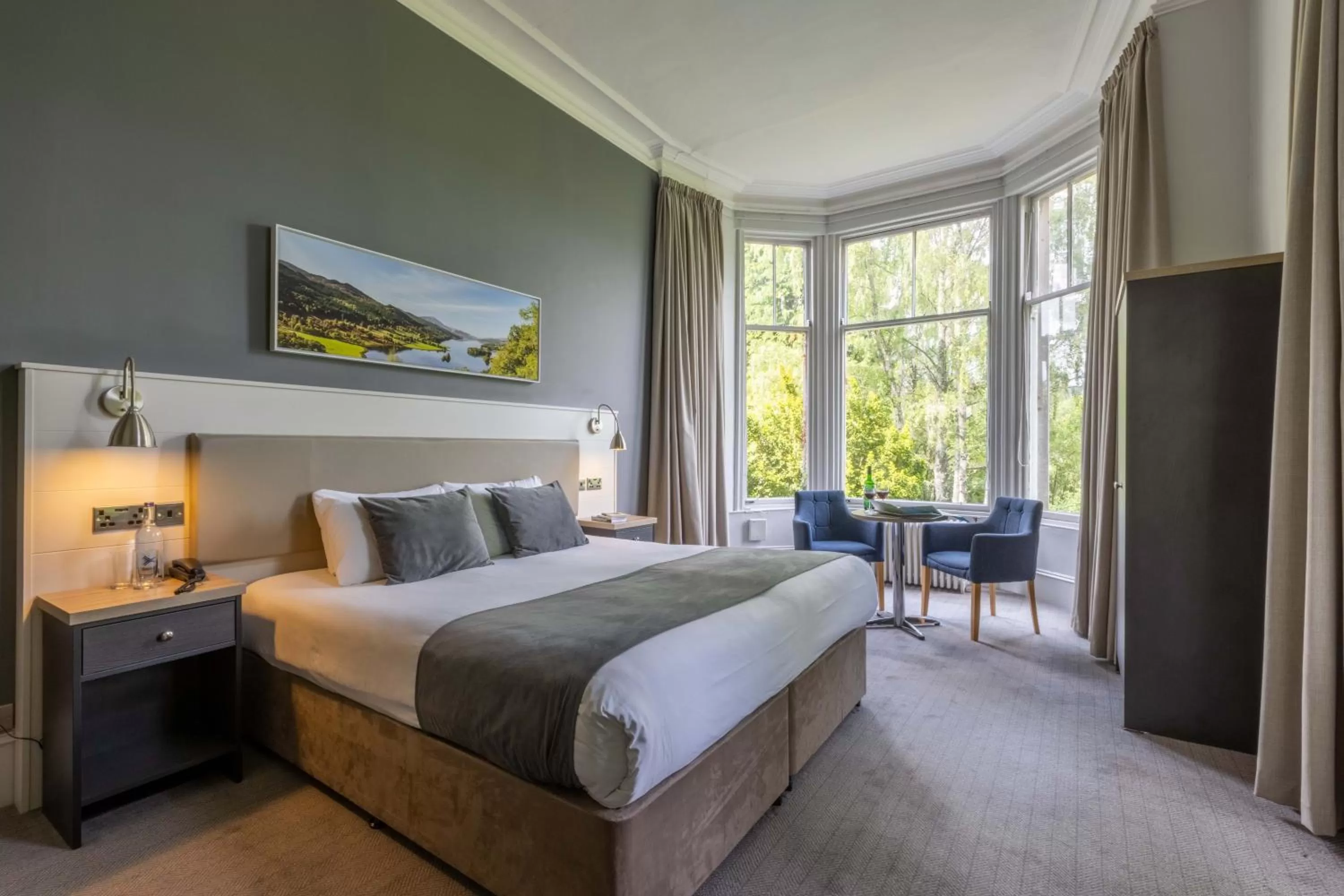 Superior Double Room with Scenic View in The Pitlochry Hydro Hotel