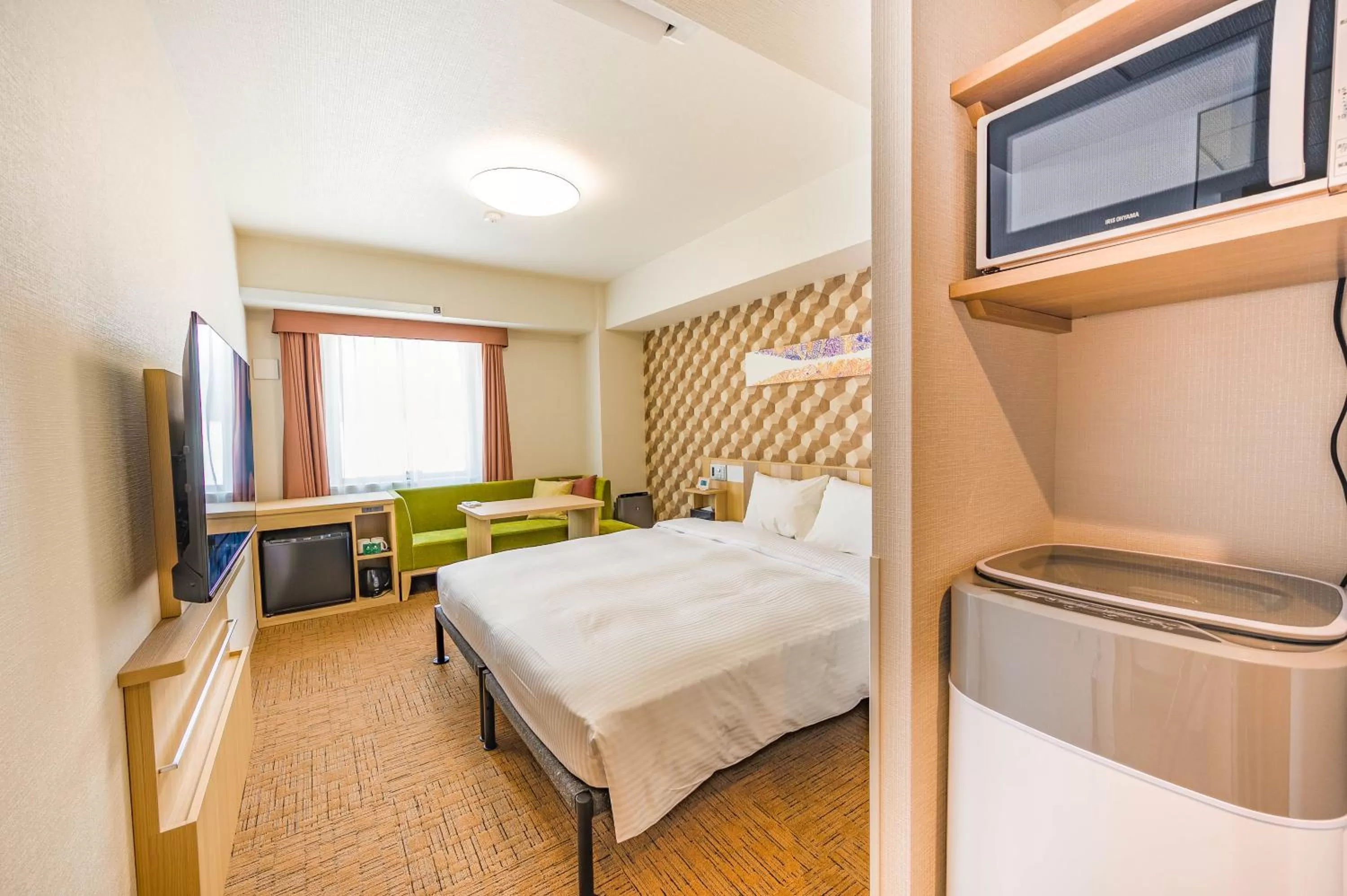 Deluxe Double Room with Microwave and Washing machine - single occupancy in Tabino Hotel lit Matsumoto Milky white Onsen