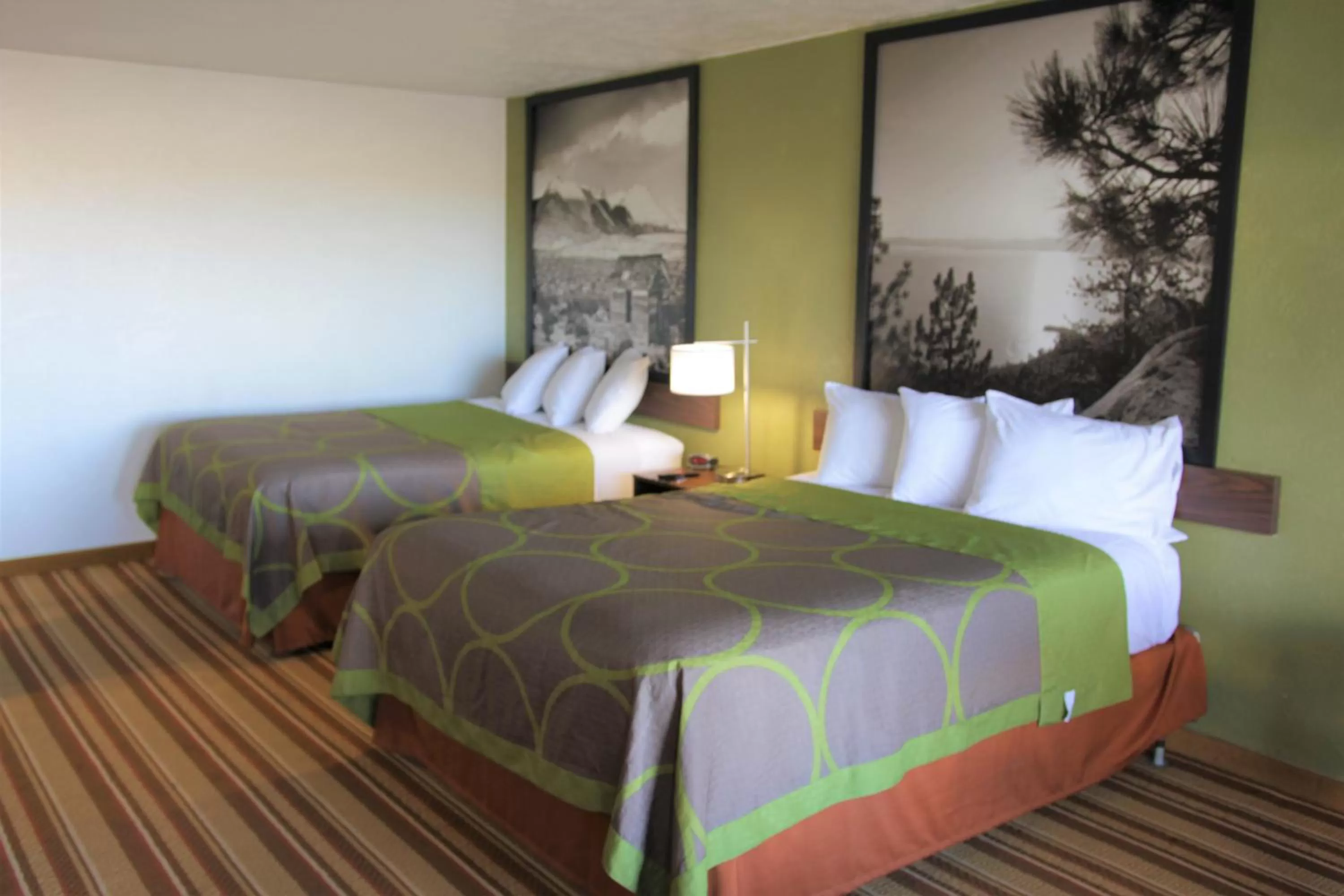 Queen Room with Two Queen Beds - Non-Smoking in Super 8 by Wyndham Wells