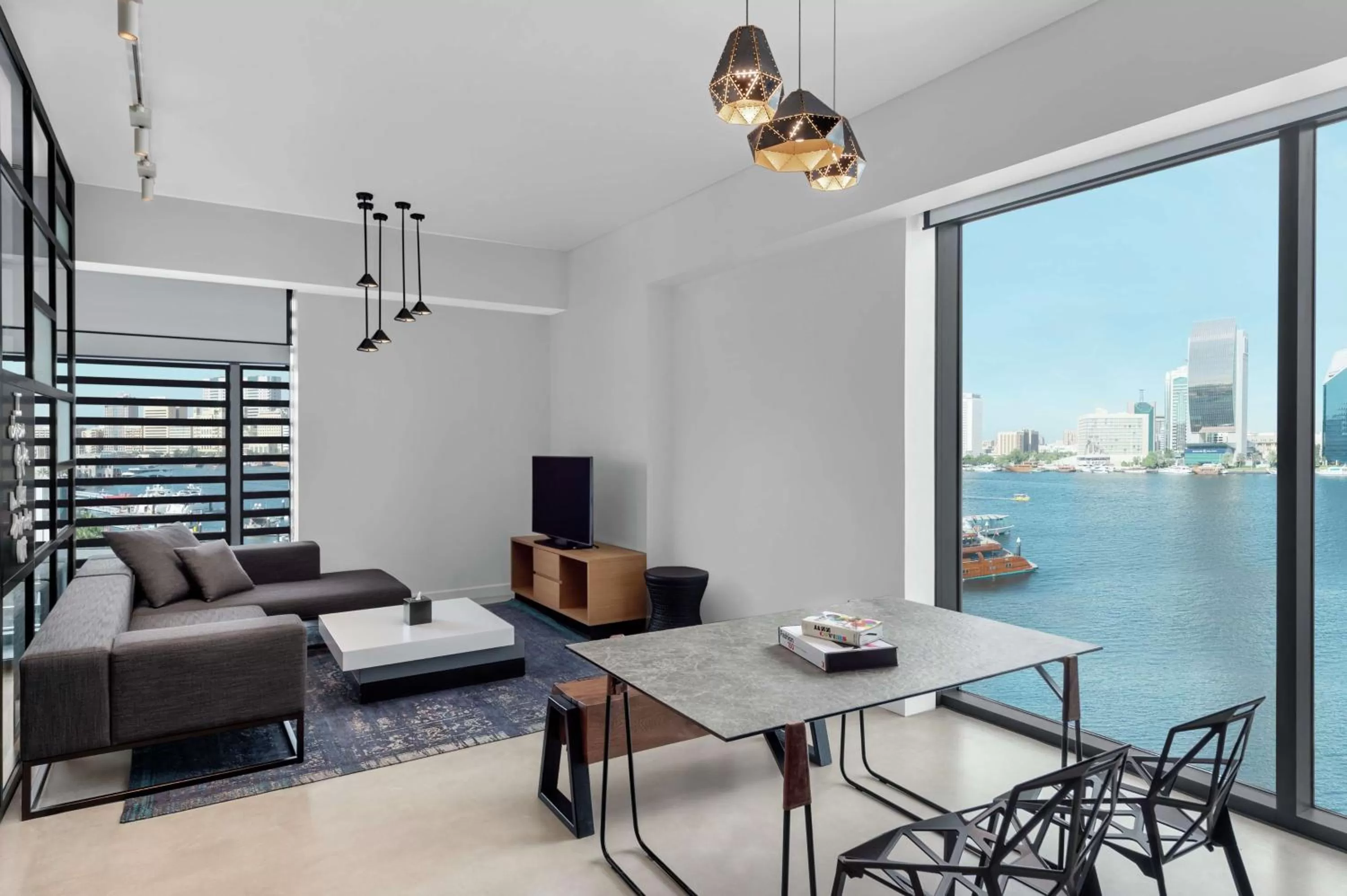 One Bedroom King Suite with Creek View in Canopy by Hilton Dubai Al Seef