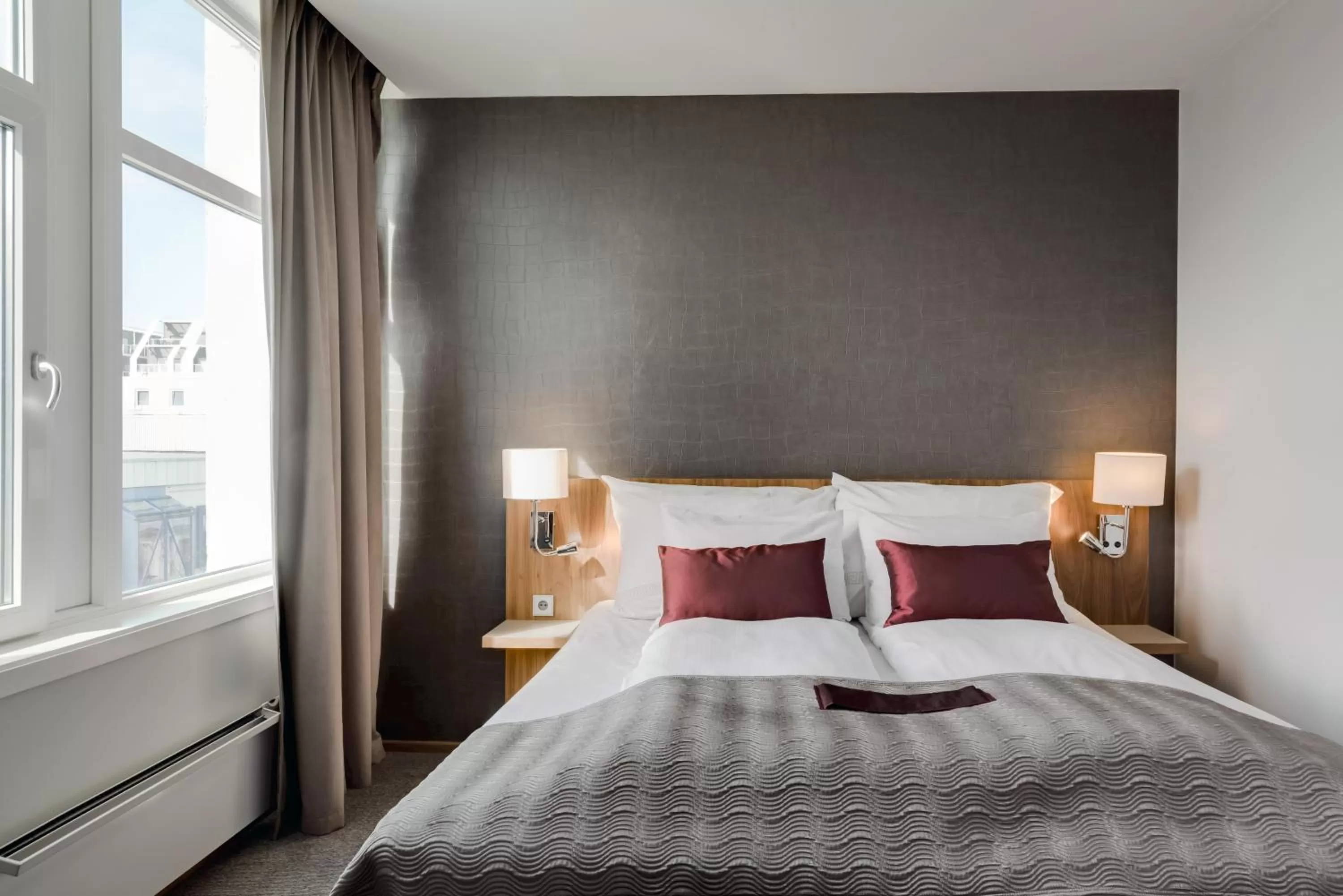Bed in Quality Hotel Residence