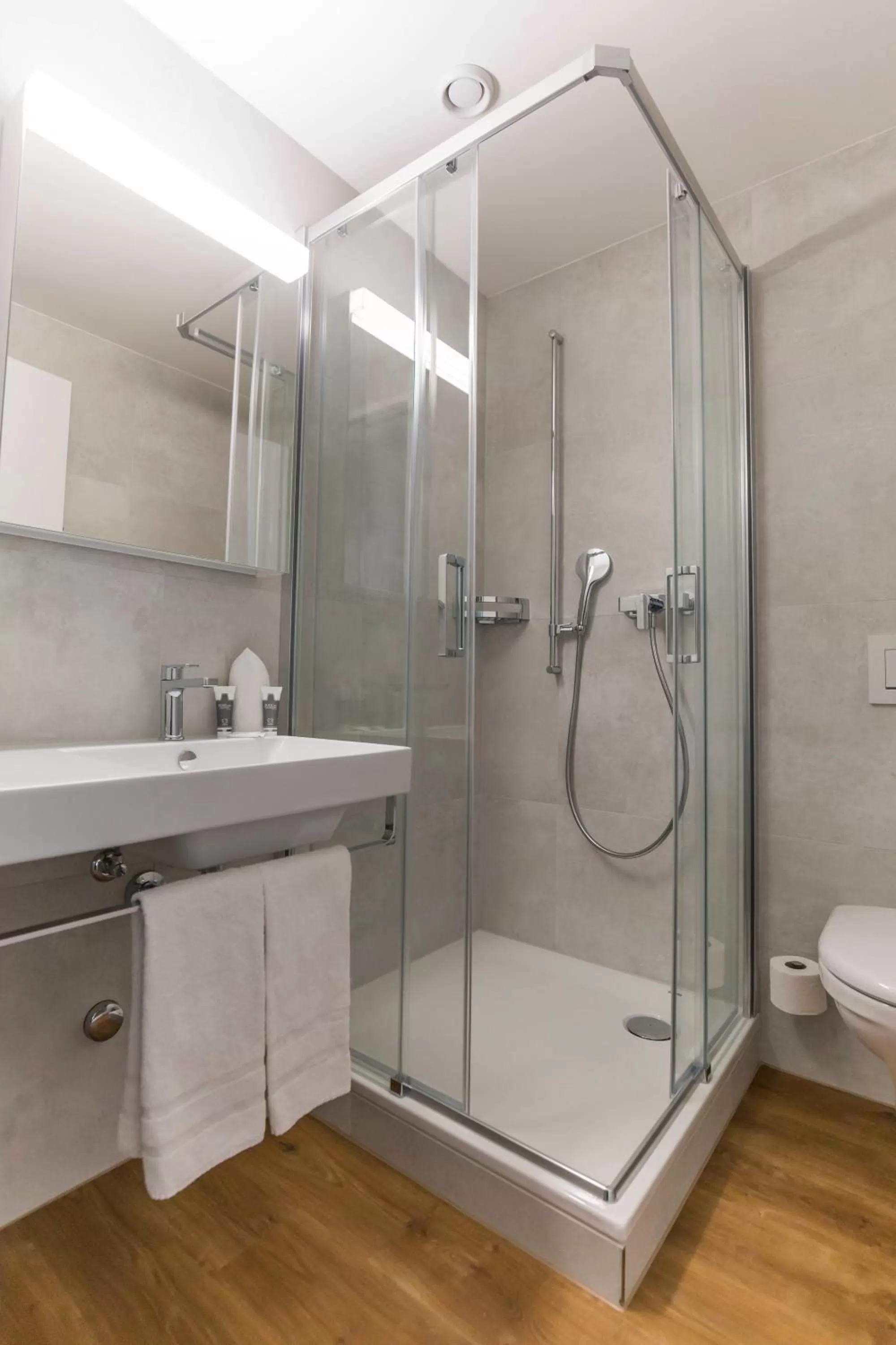 Shower in Hotel Swiss Star