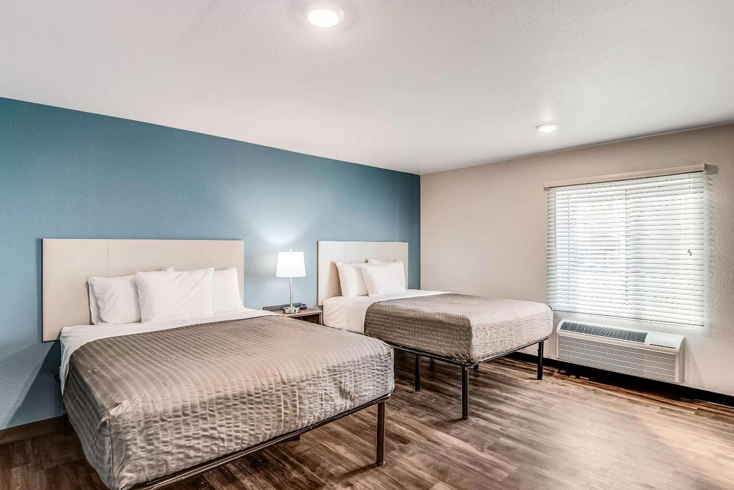 Standard Queen Room with Two Queen Beds - single occupancy - Non-Smoking in WoodSpring Suites West Des Moines