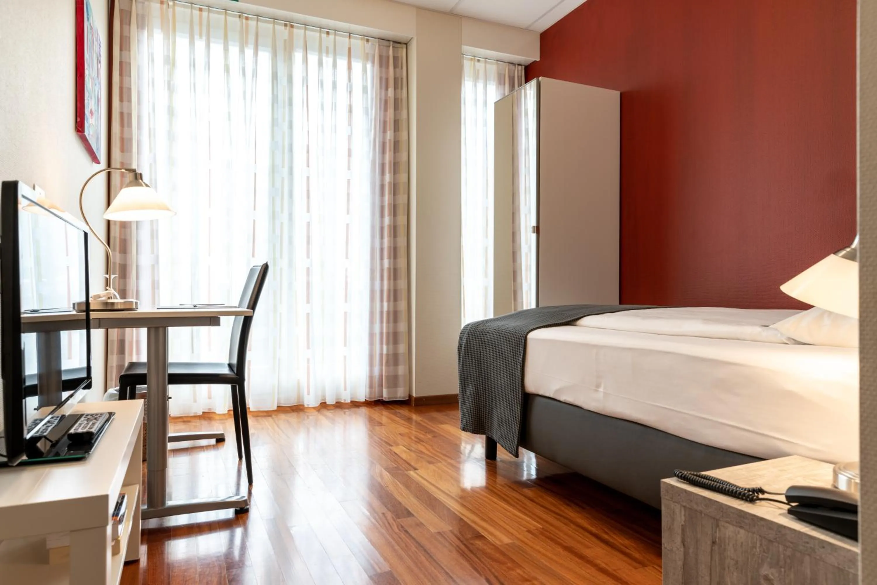 Bed in Hotel Sursee