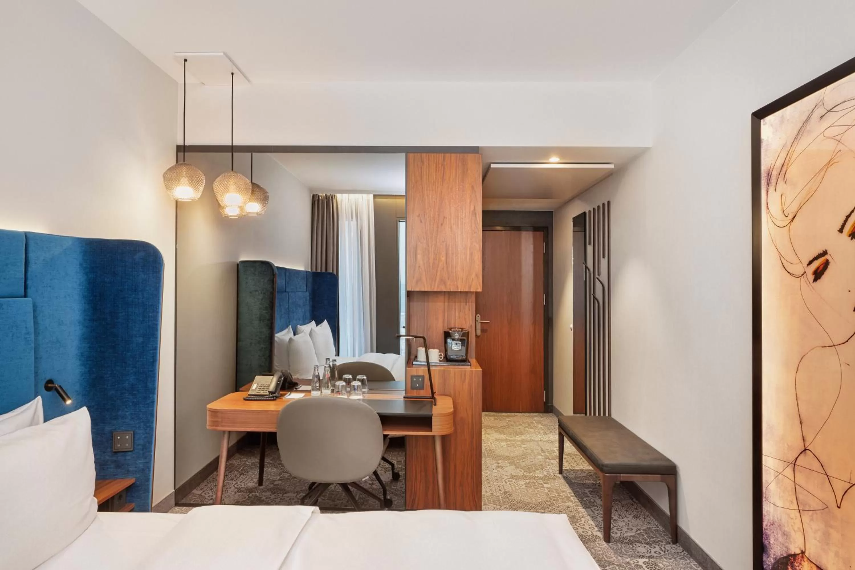 2 Comfort rooms next to each other in HYPERION Hotel München