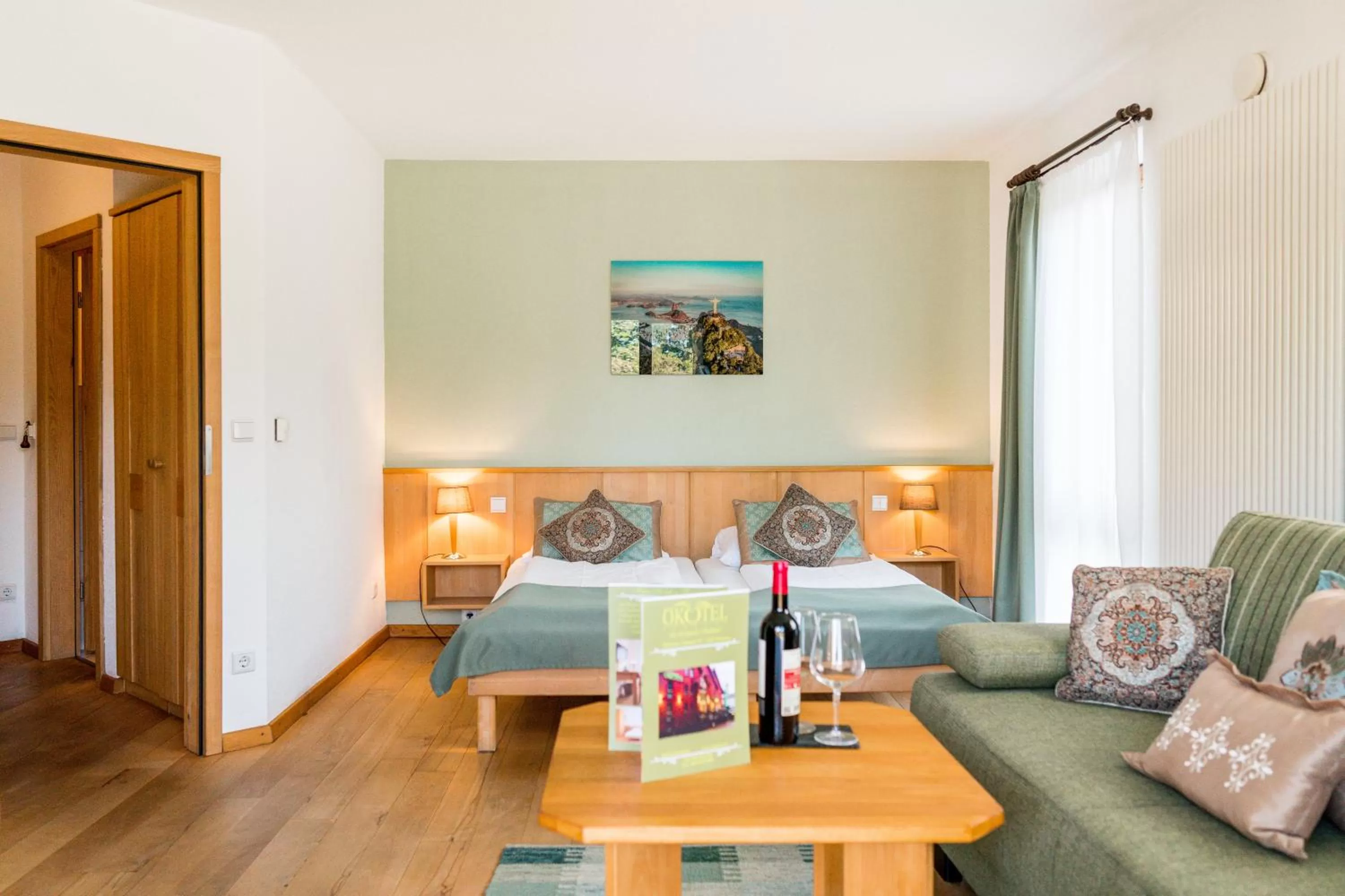 Double Room Comfort with Balcony in Ökotel Hamburg