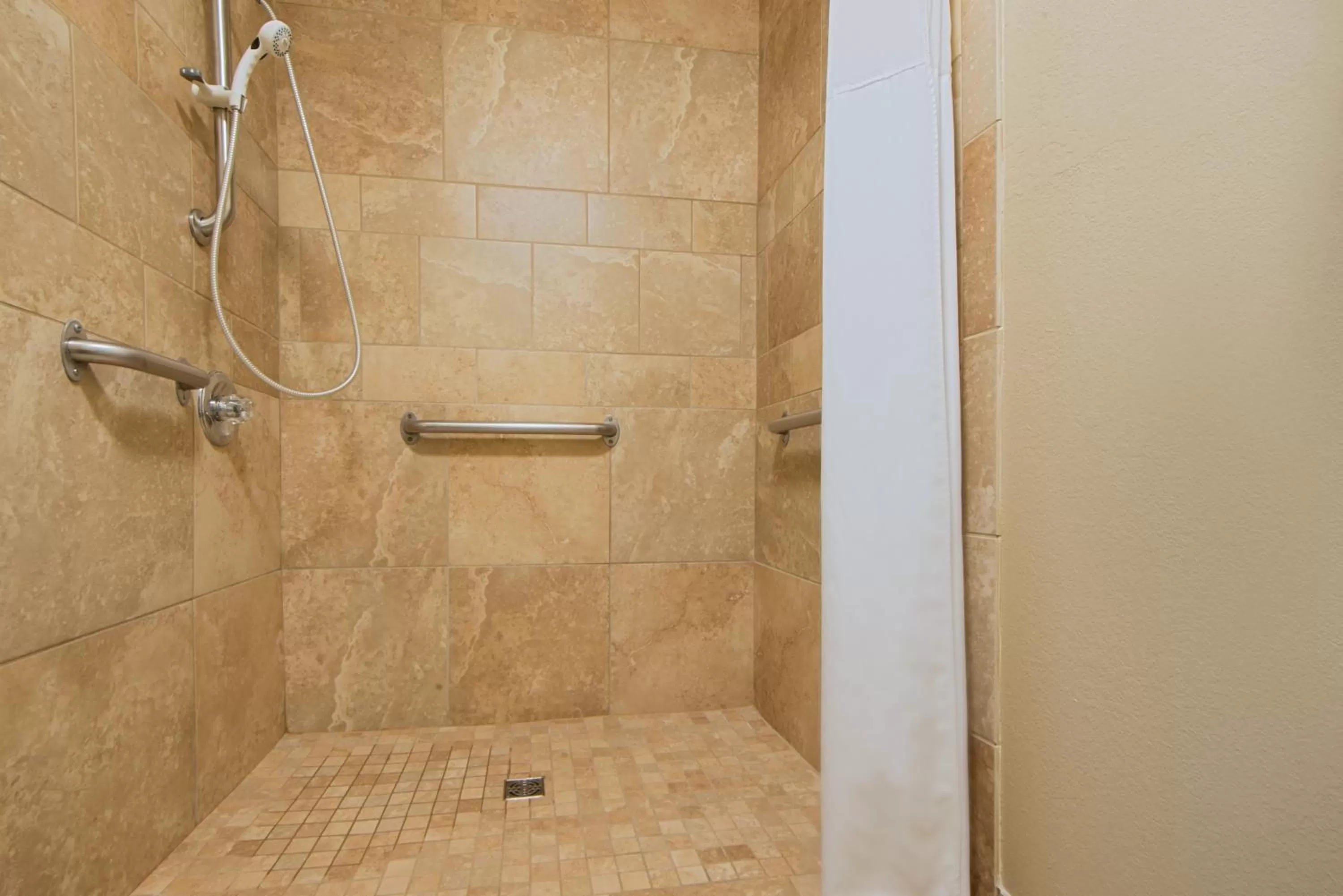 Bathroom in Super 8 by Wyndham Fairfield