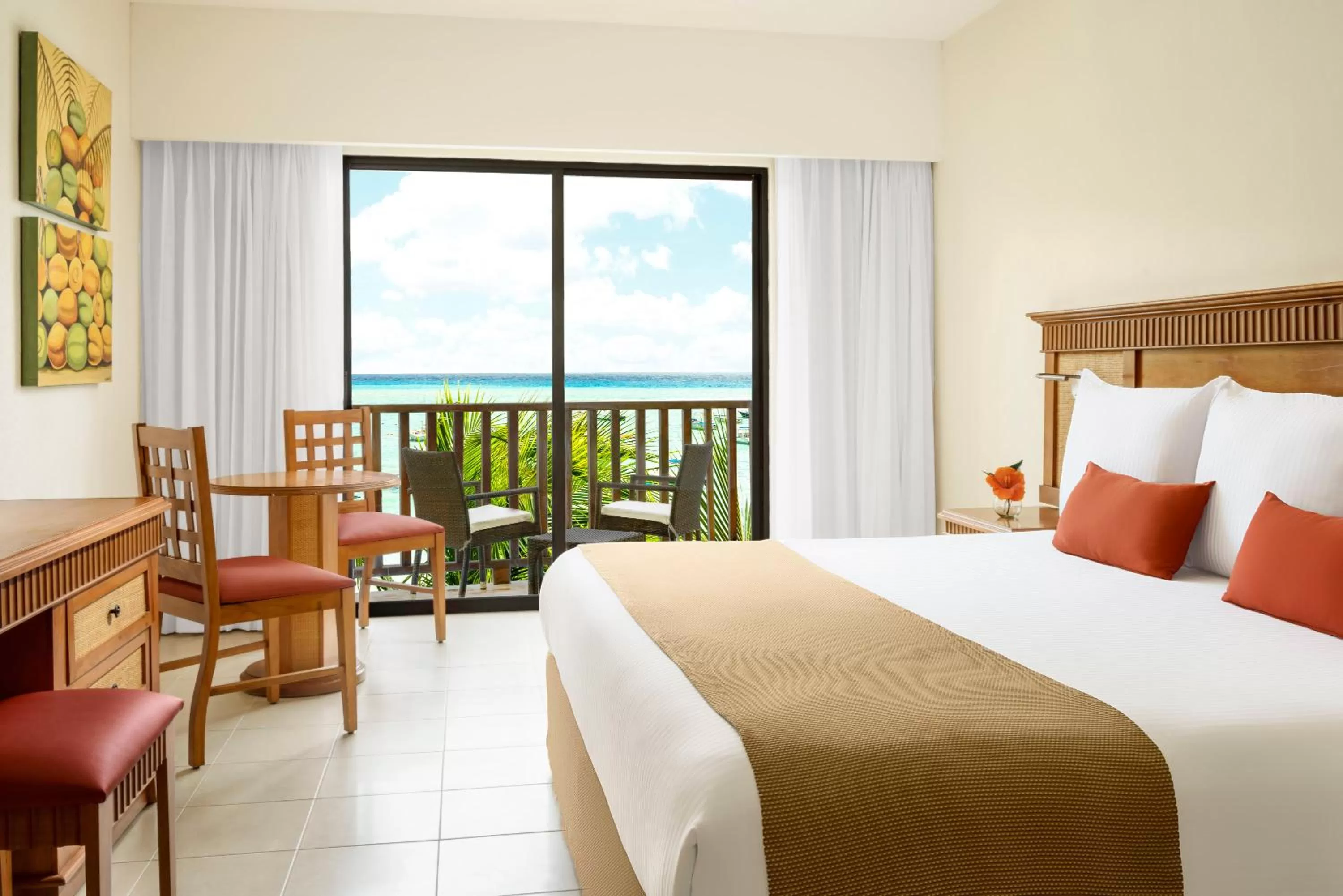 Premium Room, Partial Ocean View - single occupancy in The Reef Coco Beach Resort & Spa- Optional All Inclusive