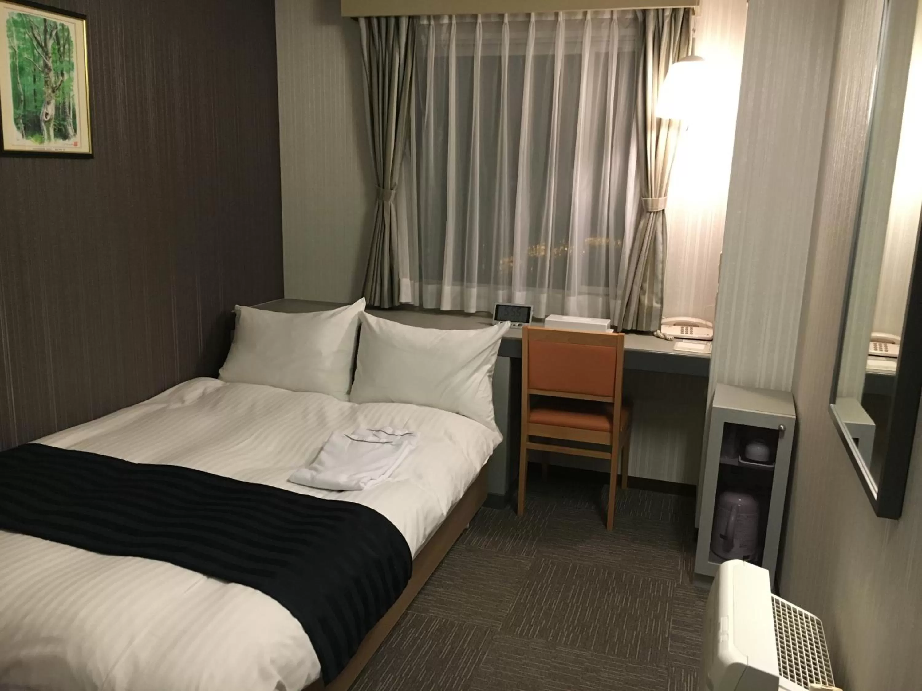 Double Room with Small Double Bed - single occupancy - Smoking Only in Tottori City Hotel