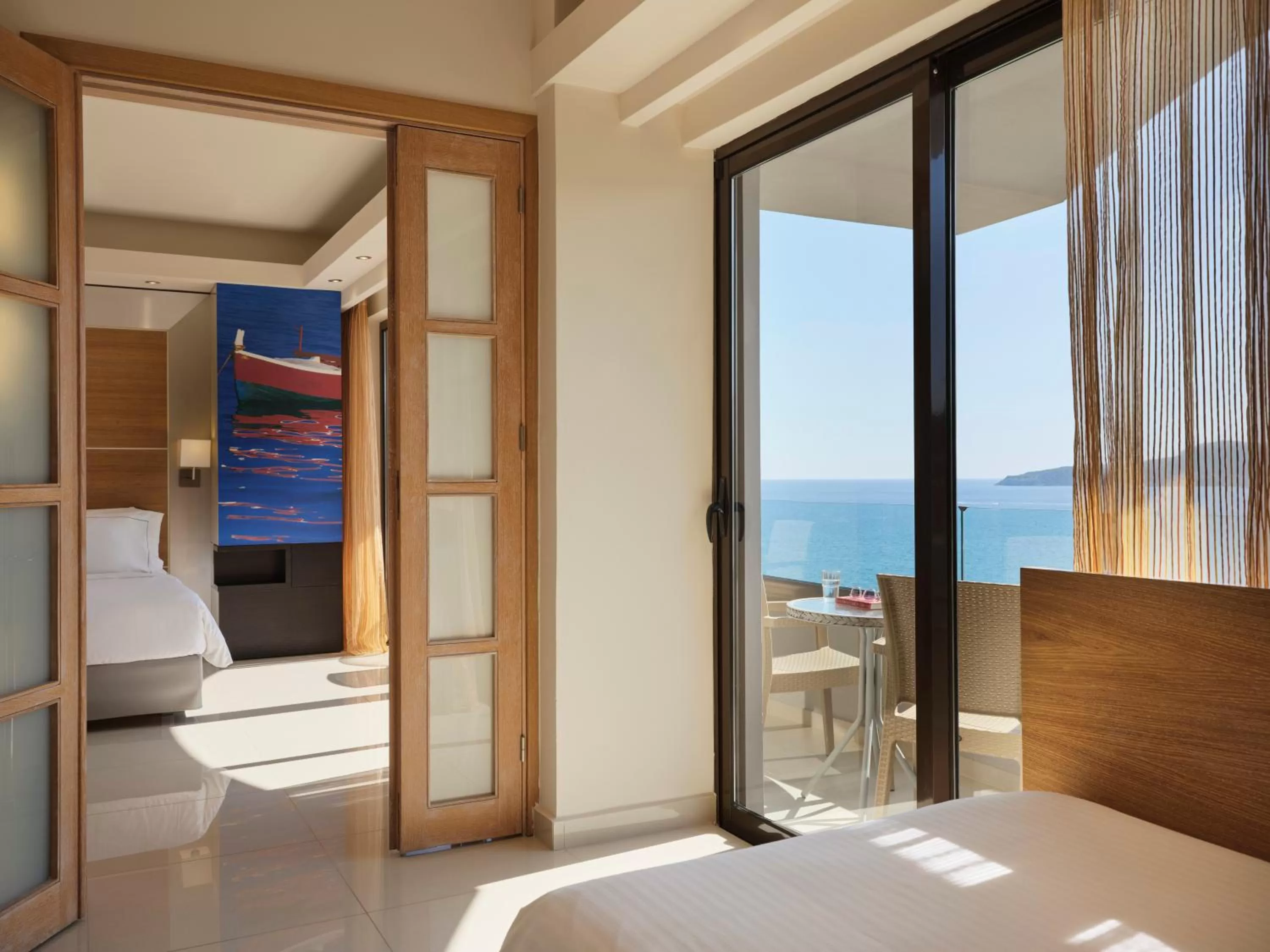 Superior Family Room with Side Sea View in Esperos Mare Resort & Spa