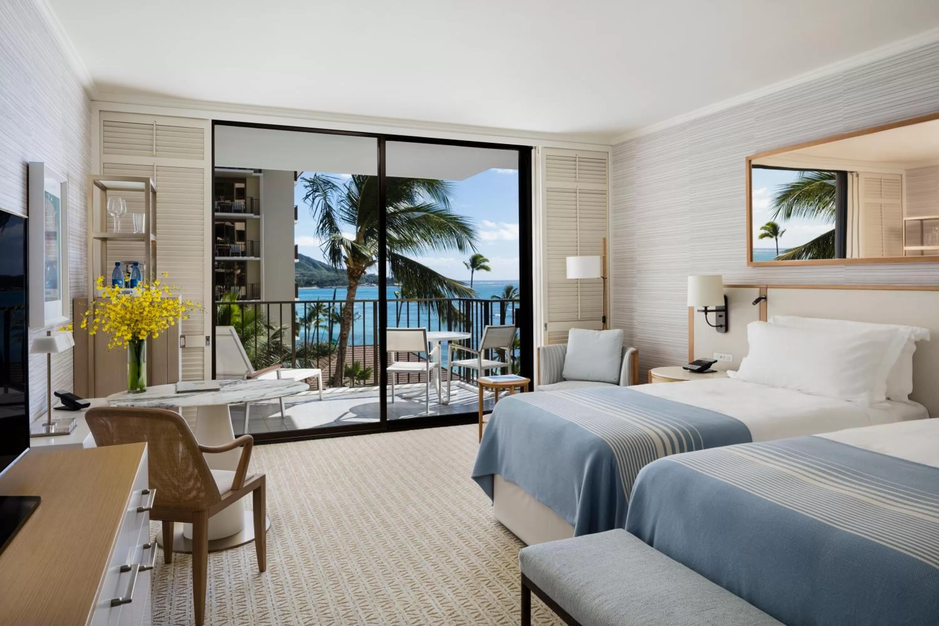 Ocean View Twins in Halekulani - NO RESORT FEE