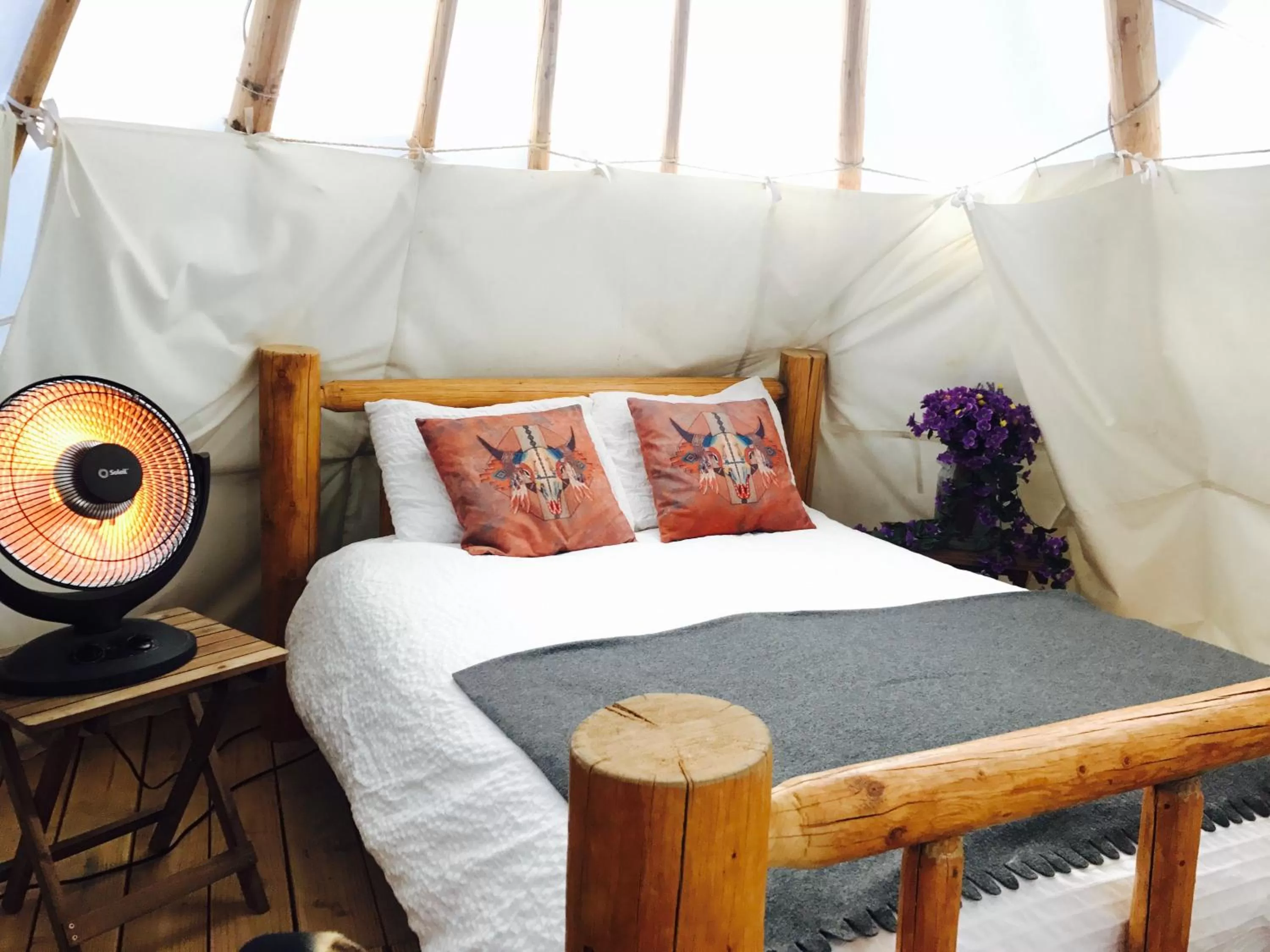 Teepee - Horse in Olancha RV Park and Motel