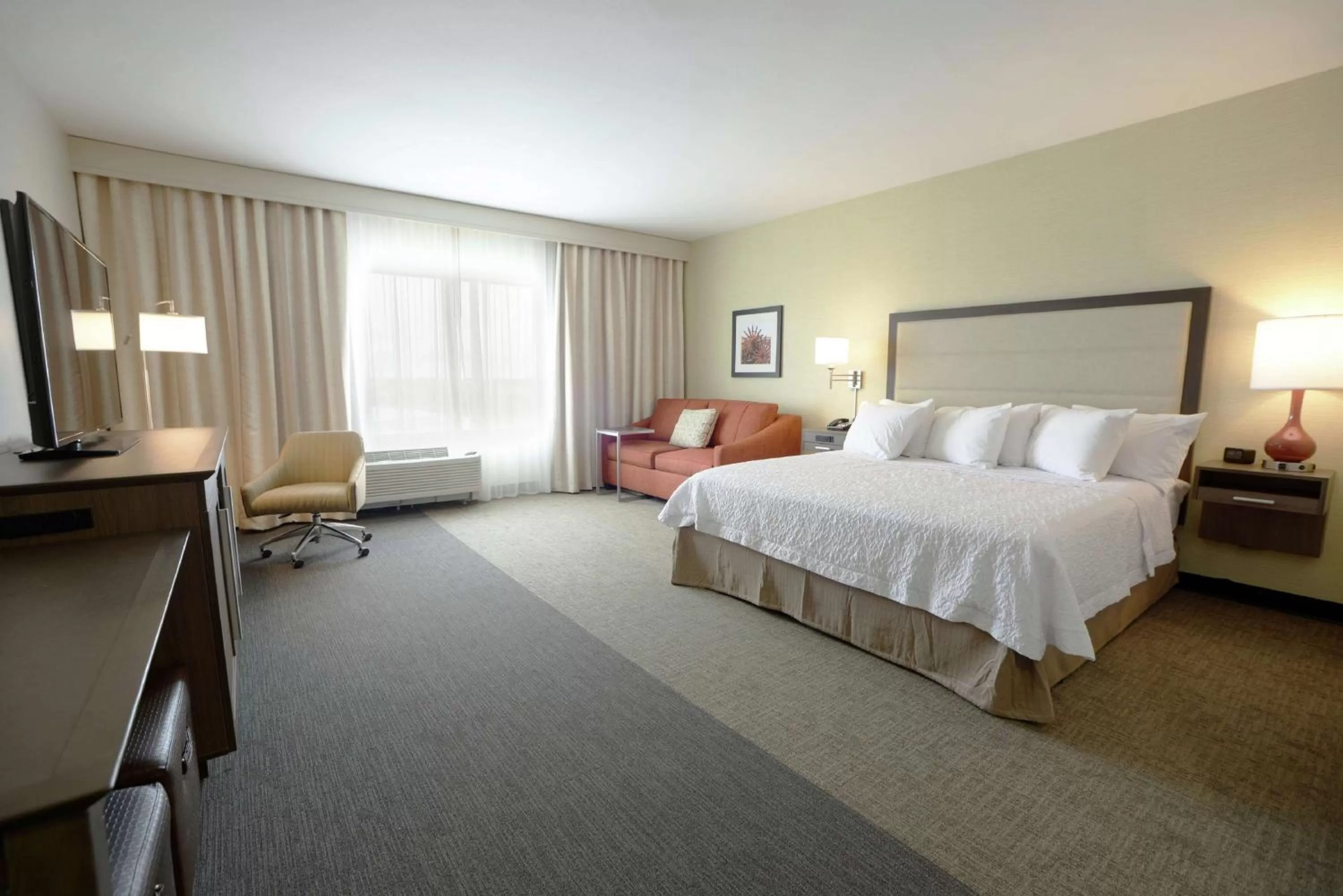 King Room with Accessible Tub - Mobility and Hearing Access/Non-Smoking in Hampton Inn & Suites Ponca City
