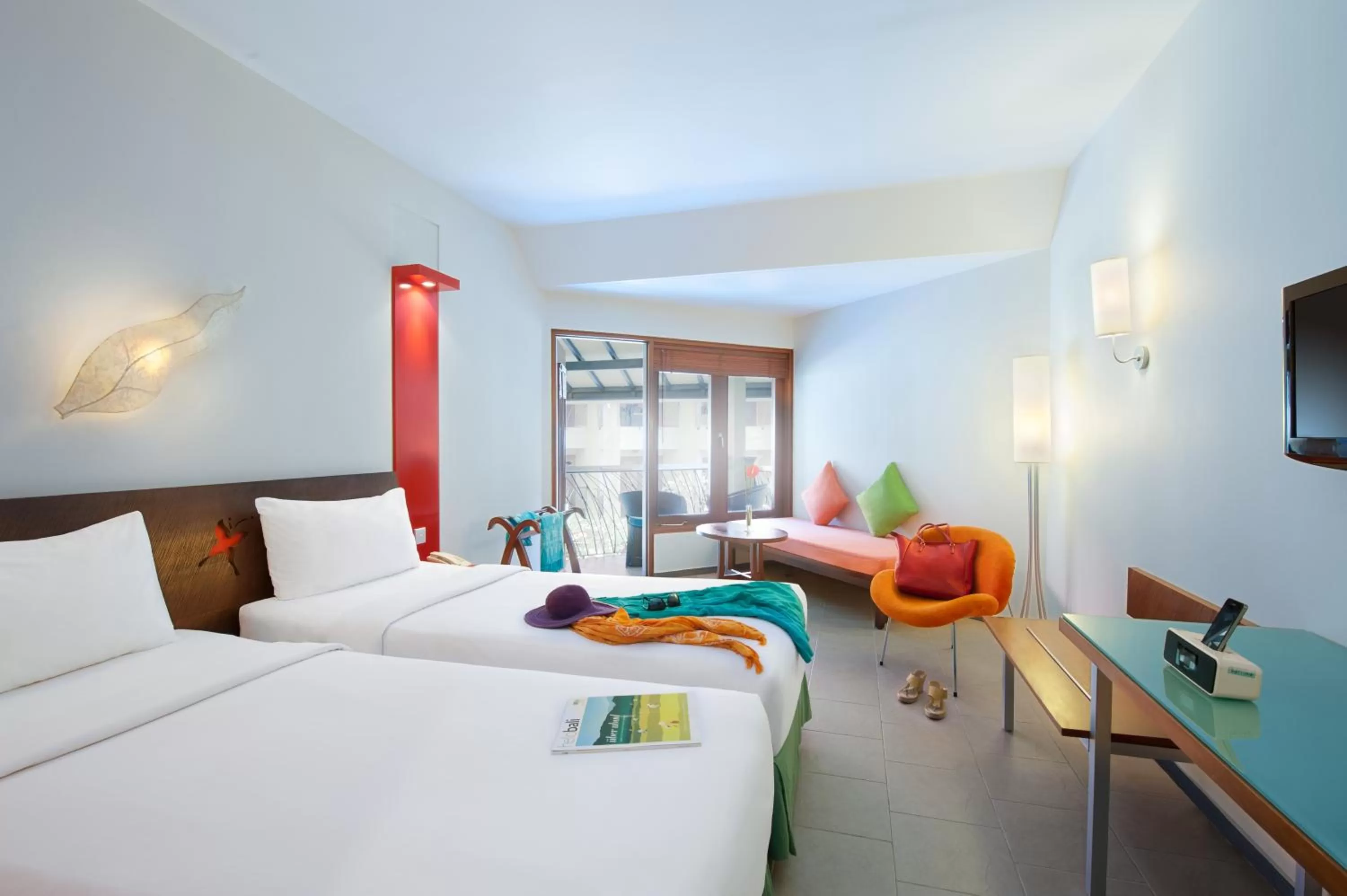 Superior Twin Room with Pool View in ibis Styles Bali Legian