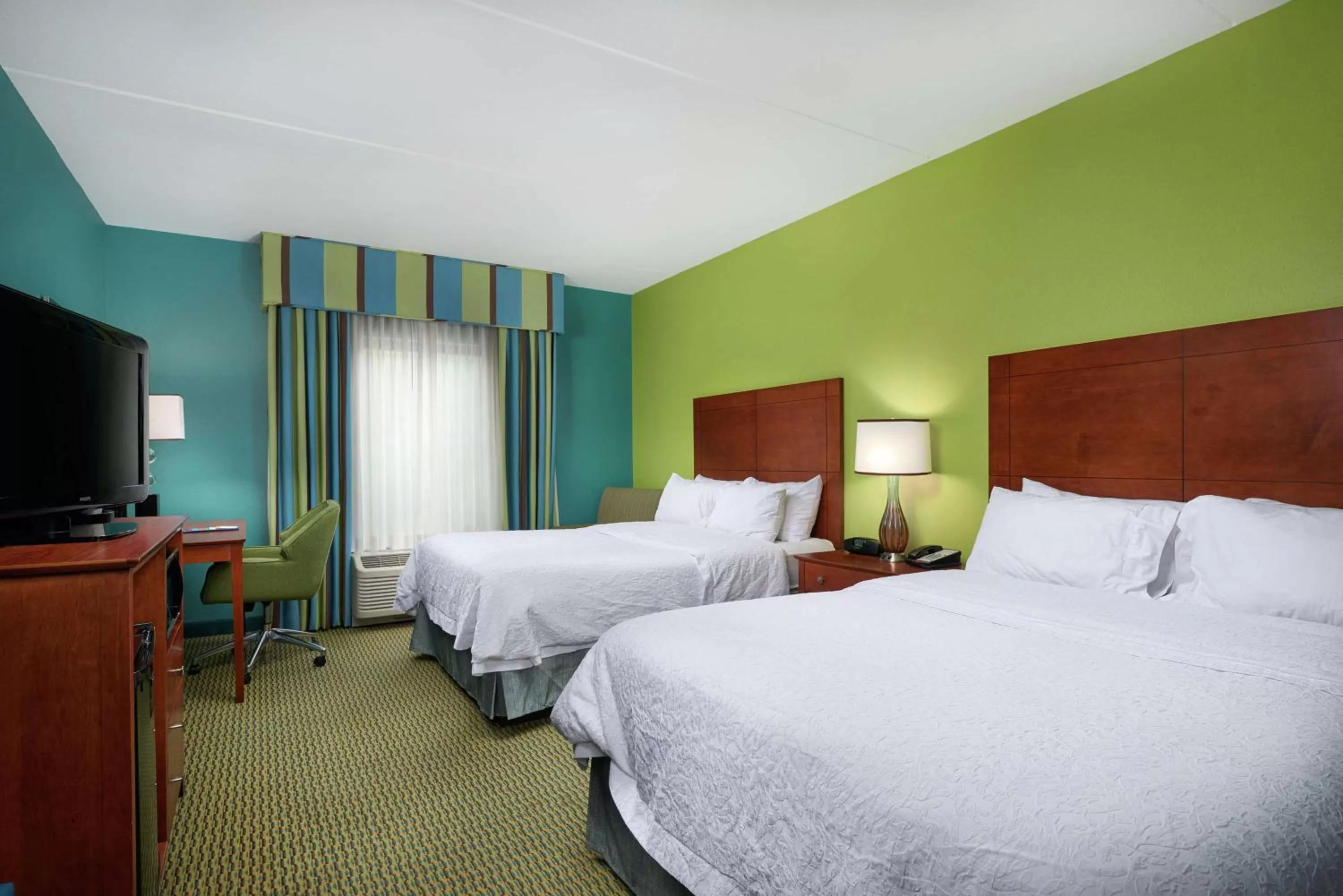 Room with Two Queen Beds - Non-Smoking in Hampton Inn Bermuda Run / Advance