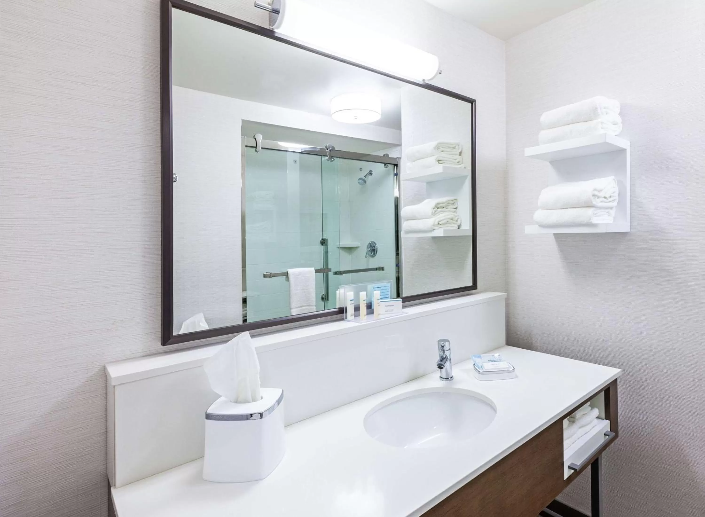 Bathroom in Hampton Inn Gardner