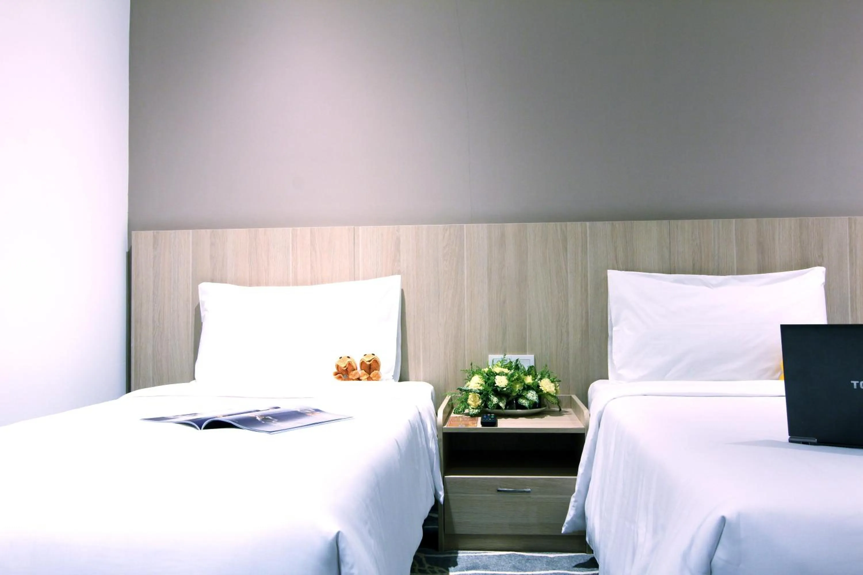 Standard Twin Room (No Window) in Pacific Express Hotel Chinatown