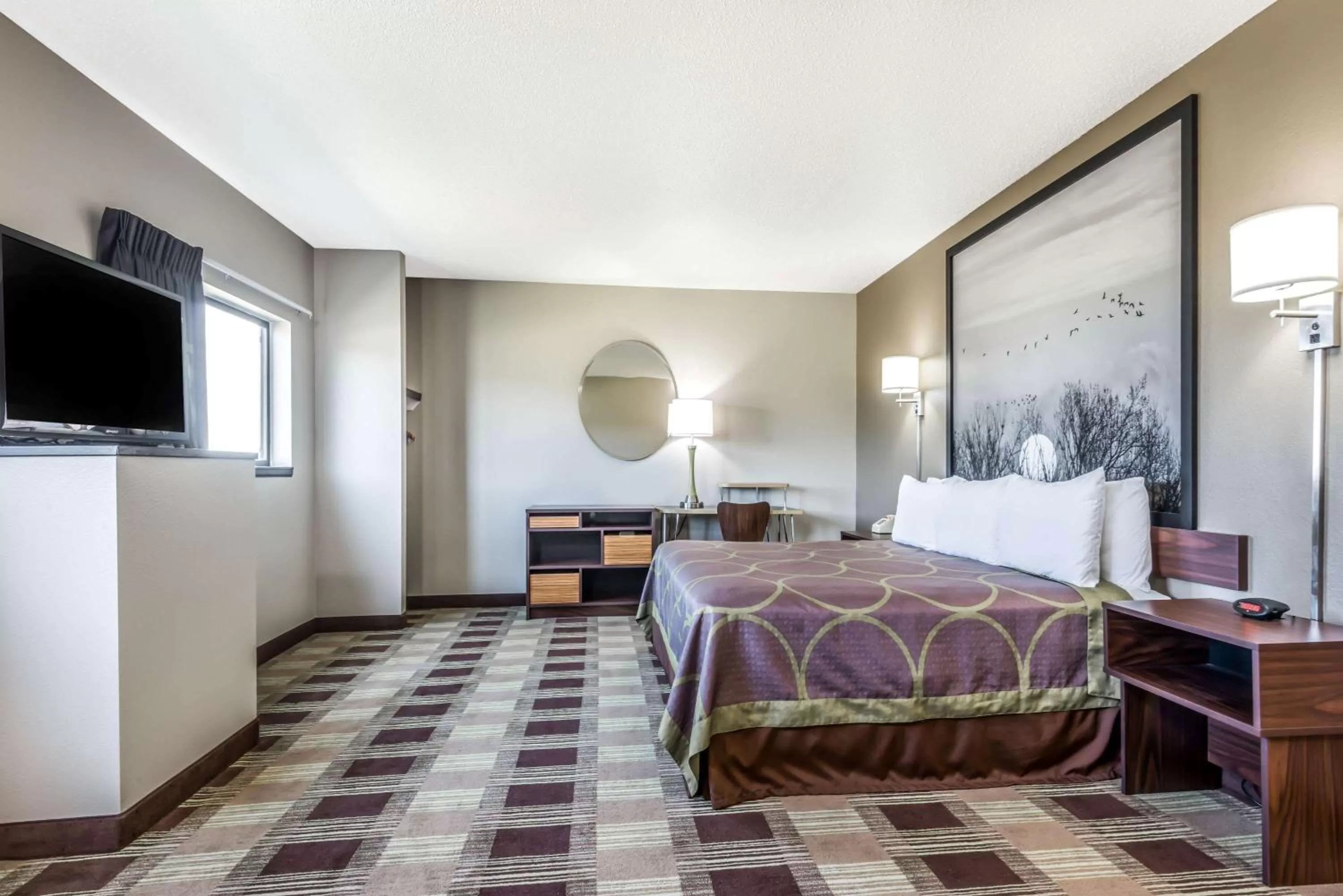 Queen Room - Non-Smoking in Super 8 by Wyndham Kimball