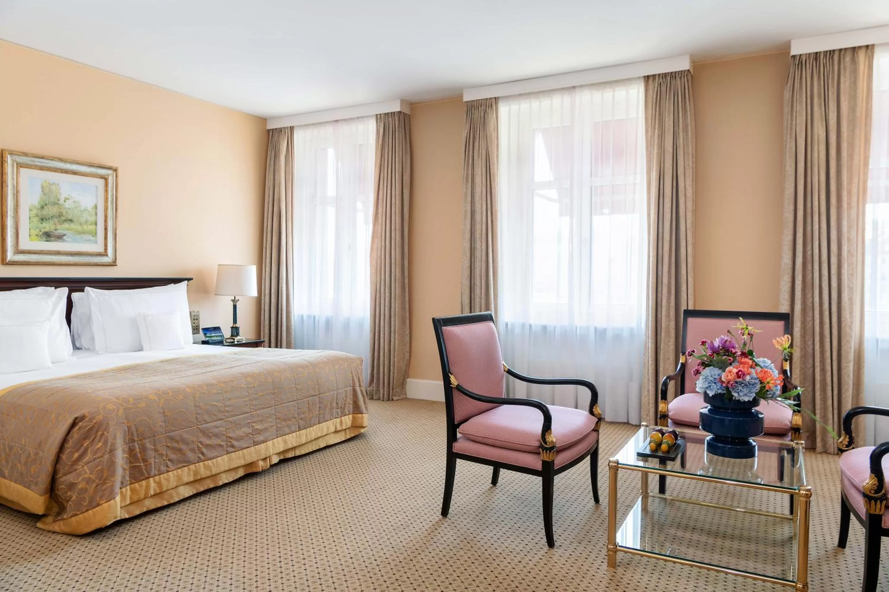 Executive Double or Twin Room with City View in Lausanne Palace