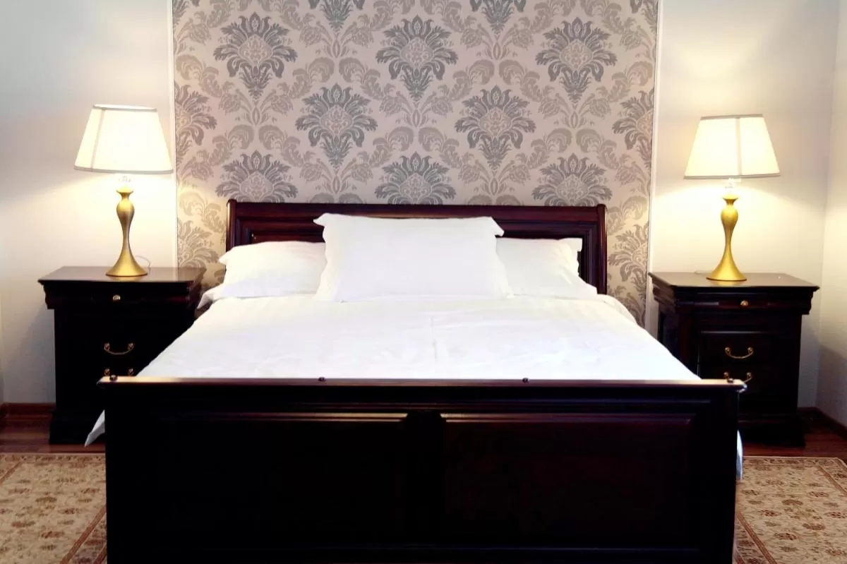 Bed in Tumar Hotel